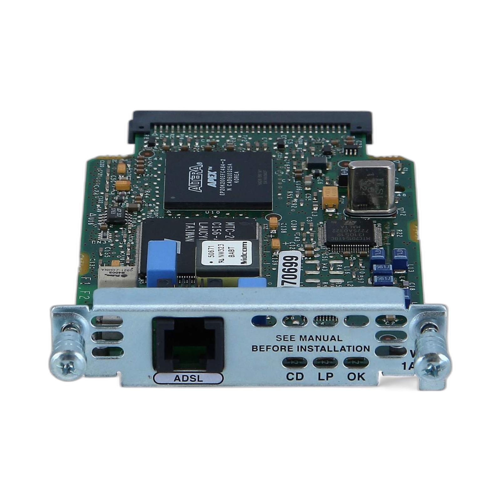 Cisco WIC-1ADSL 1-port ADSL WAN Interface Card