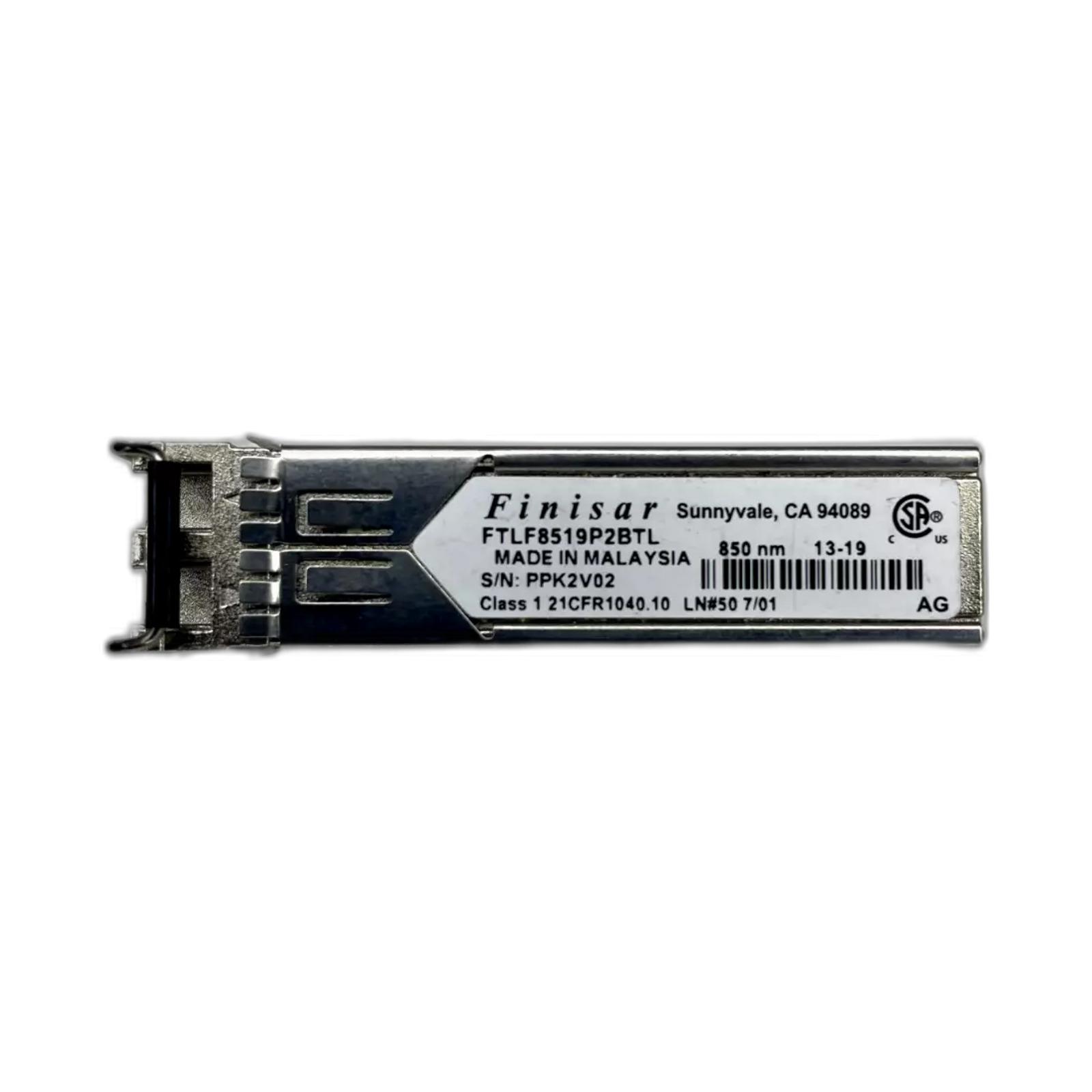 FTLF8519P2BTL Finisar 1000BASE-SX / 2G FC 850nm 550m Multimode SFP Transceiver (FTLF8519P2BTL)