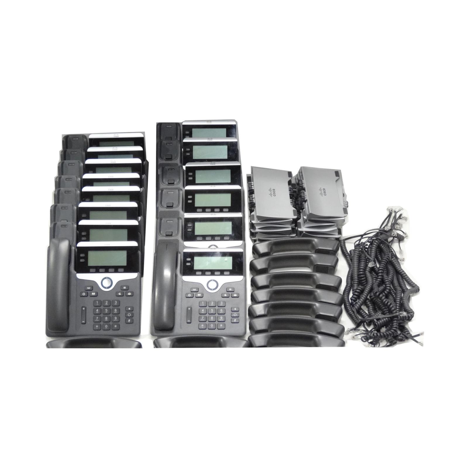 CP-7821-K9-LOT5 Cisco IP Phone 7821 2-Line PoE VoIP Phone (Lot of 5)