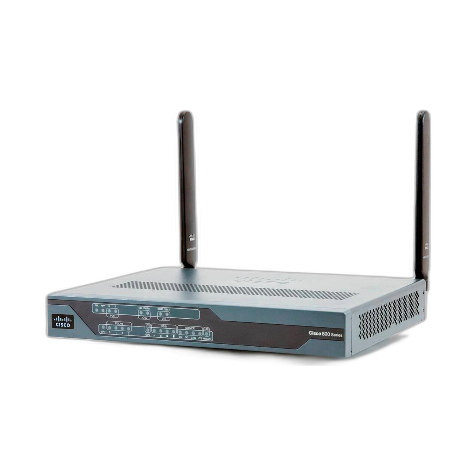 Cisco C887VAG-4G-GA-K9 Cisco C887VAG-4G-GA-K9 LTE 2.0 Secure IOS Router VDSL/ADSL2+ Annex A with Sierra Wireless MC7304/Qualcomm MDM9215 for Australia and Europe, LTE 800/900/1800/ 2100/2600 MHz, 850/900/1900/2100 MHz UMTS/HSPA+ bands (over POTS or ISDN)