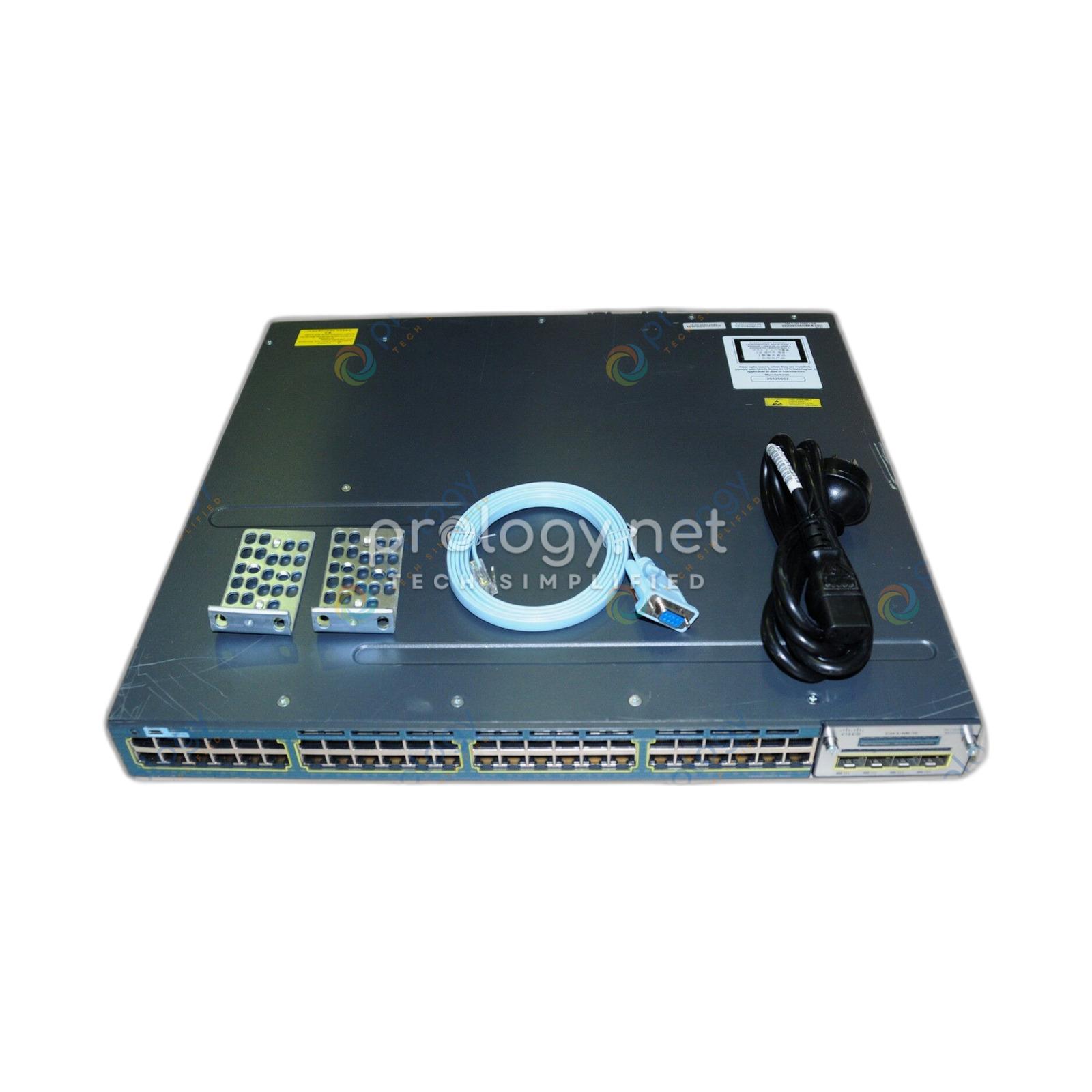 Cisco WS-C3560X-48T-E Catalyst 3560X-48T-E Switch 1.000 Mbps 48-Port 1 HE Rack-Modul