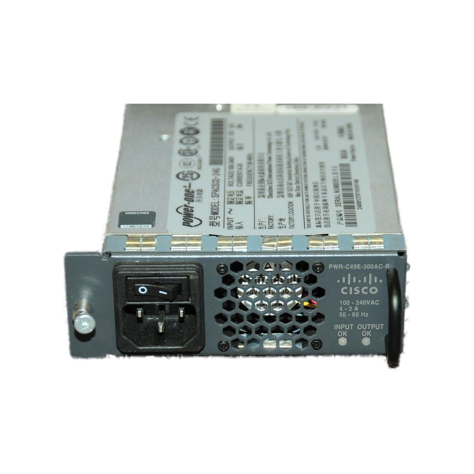 Cisco PWR-C49-300AC-R Cisco PWR-C49-300AC-R 300W AC Power Supply