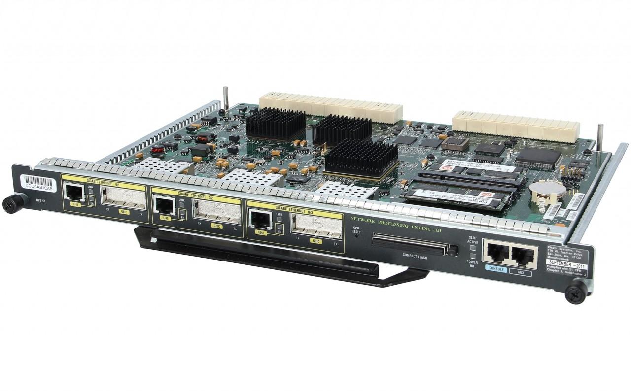 Cisco NPE-G1 7200 Network Processing Engine with 3 GE/FE/E ports