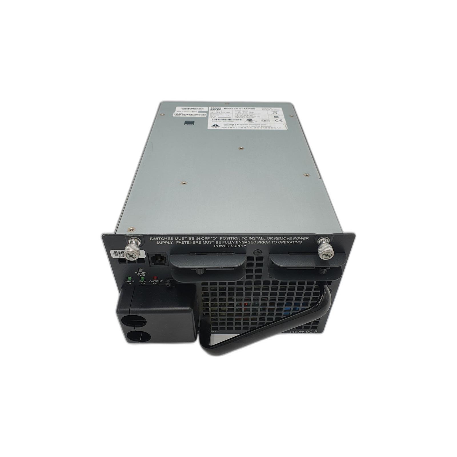 Cisco PWR-C45-1400DC-P Catalyst 4500 1400W DC Power Supply w/Int PEM