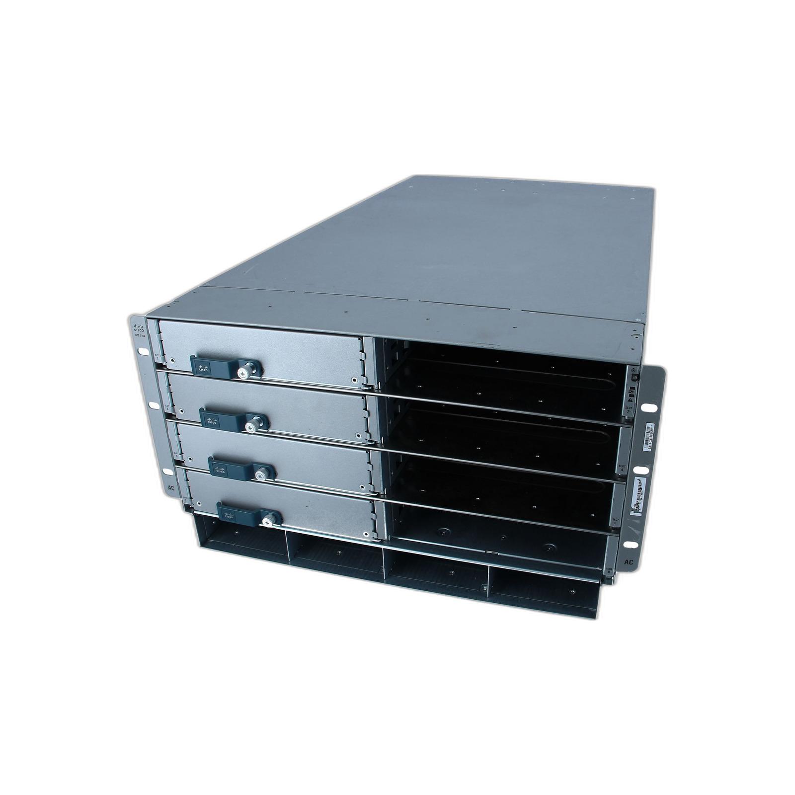 Cisco N20-C6508 UCS 5108 Blade Svr AC Chassis/0 PSU/8 fans/0 fabric extender