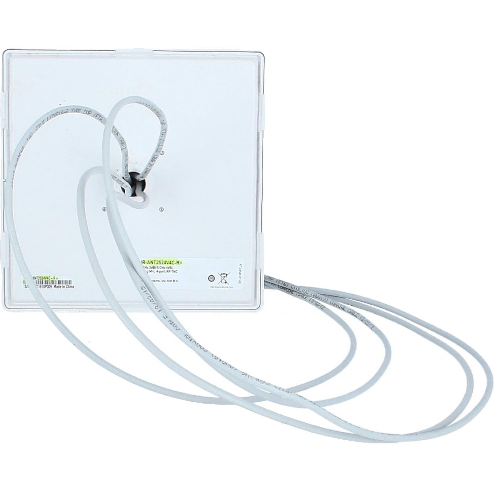 AIR-ANT2524V4C-R 2.4GHz 2dBi/5GHz 4dBi Ceiling Mount Omni Antenne, 4-port,RP-TNC