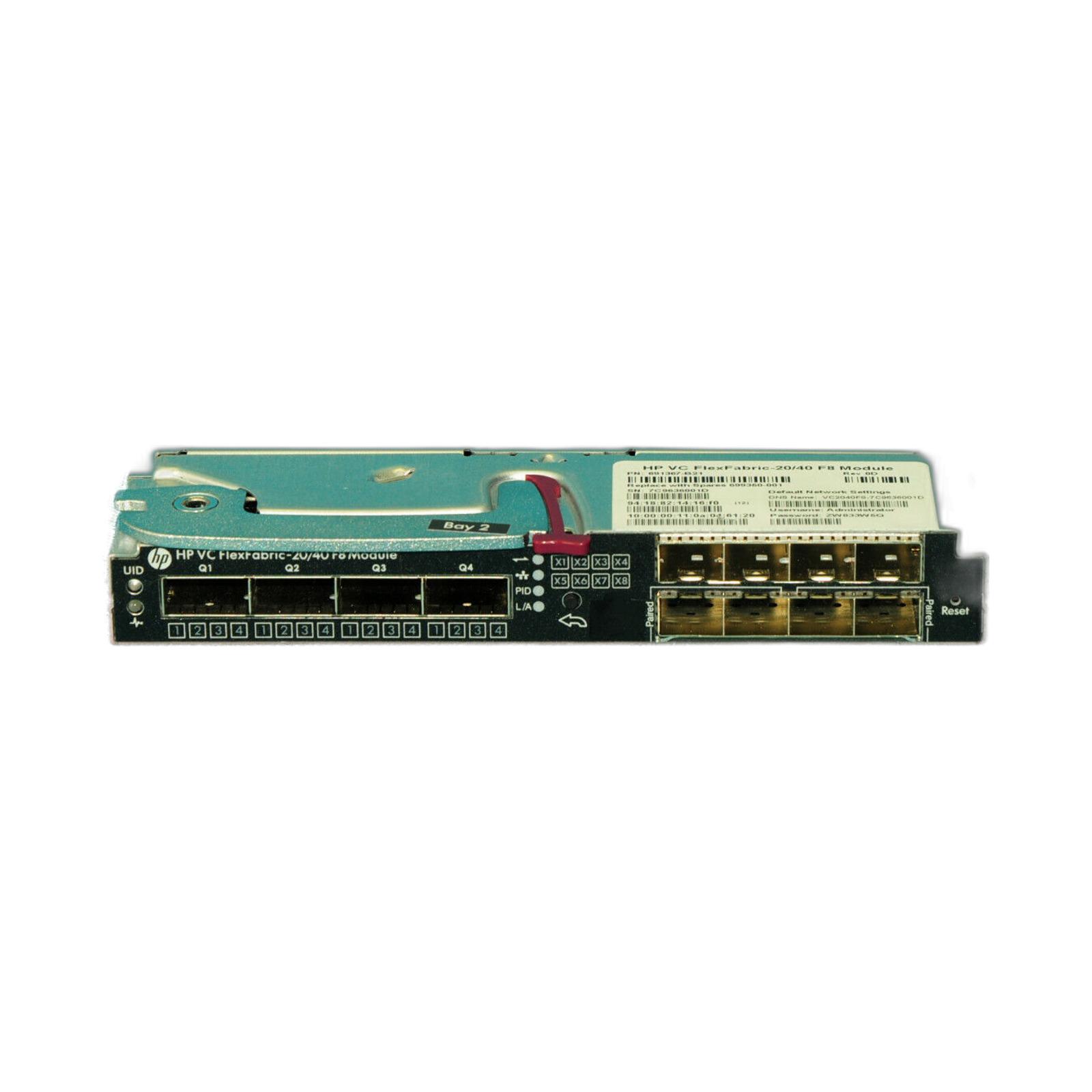 Hewlett Packard Enterprise 691367-B21 HPE BLc VC FlexFabric-20/40 F8 Module
