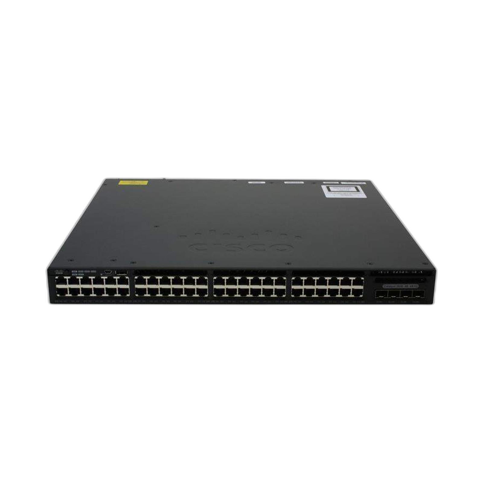 Cisco WS-C3650-48TS-S Cisco Catalyst 3650 48 Port Data 4x1G Uplink IP Base