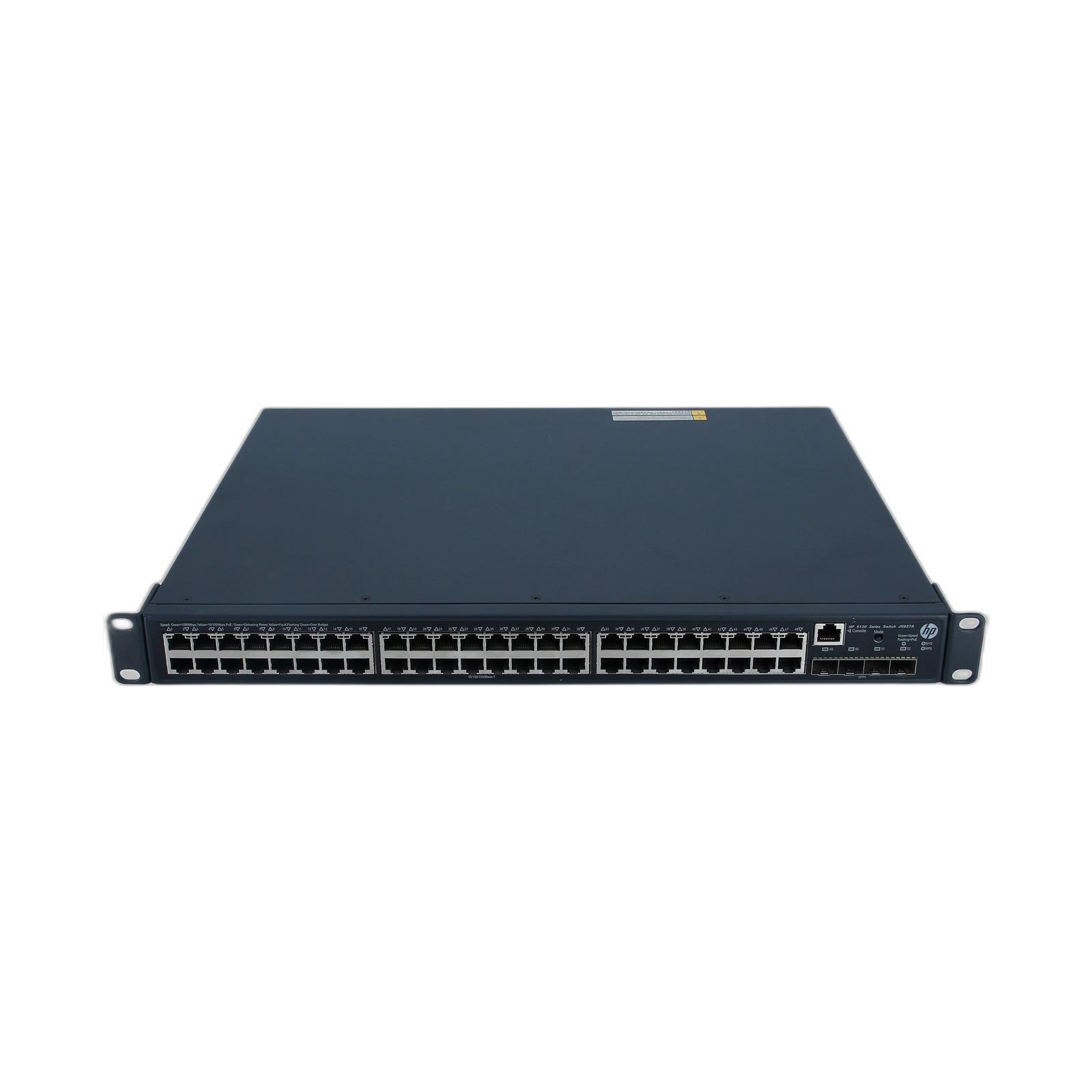 Hewlett Packard Enterprise JG937A 5130-48G-PoE+-4SFP+ EI Switch 1.000 Mbps 48-Port 1 HE Rack-Modul