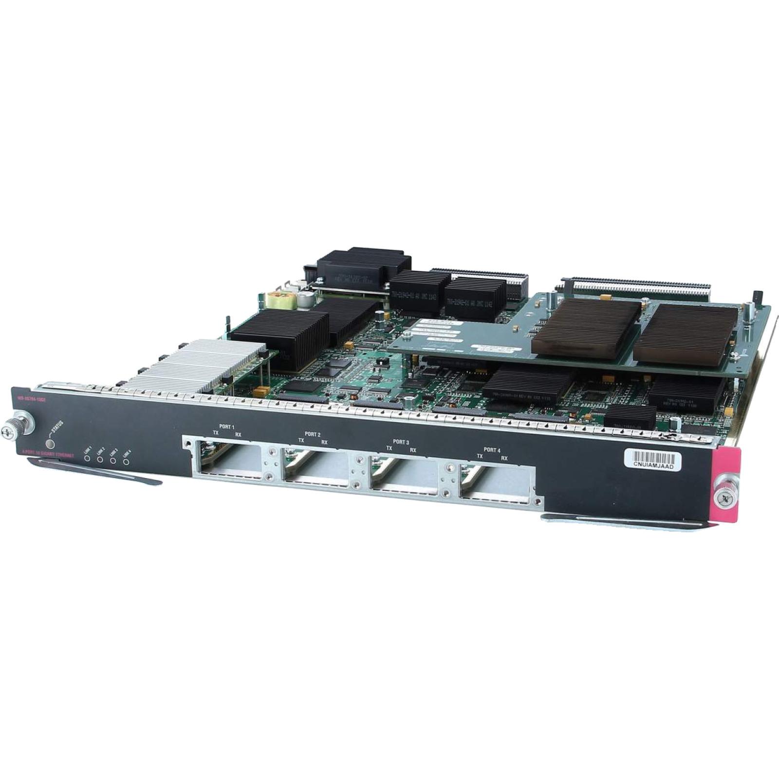 Cisco WS-X6704-10GE Cat6500 4-port 10 Gigabit Ethernet Module (req. XENPAKs)