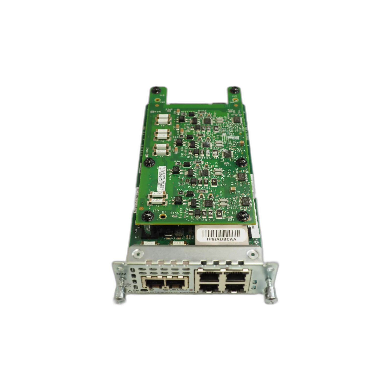 Cisco NIM-2FXS/4FXO Cisco 2-Port FXS/FXS-E/DID and 4-Port FXO Network Interface Modul