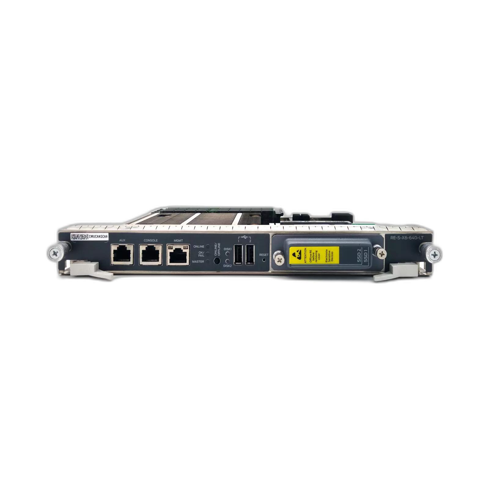 Juniper RE-S-X6-64G-LT-S Routing Engine - 6 Core 2.0GHz with 64G Memory, Limited Encryption Version, Spare, for MX240/MX480/MX960