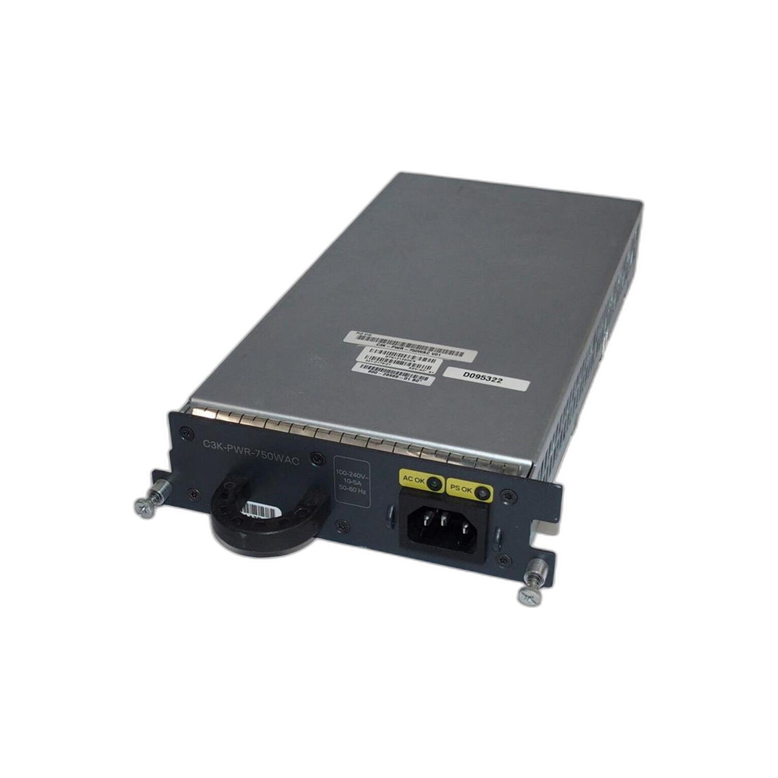 Cisco C3K-PWR-750WAC-255685440268 Cisco C3K-PWR-750WAC 750W AC Power Supply
