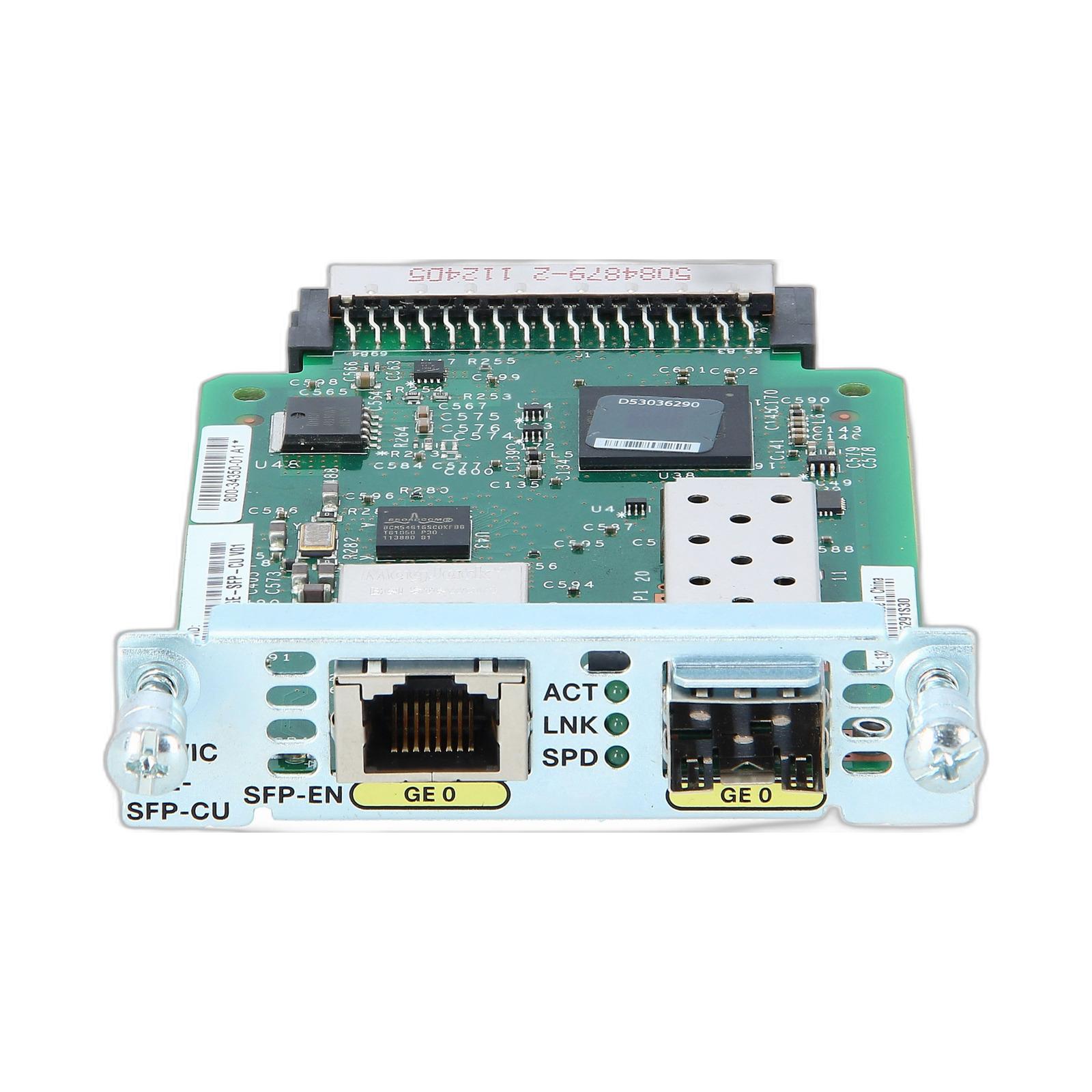 Cisco EHWIC-1GE-SFP-CU EHWIC 1 port dual mode SFP(100M/1G) or GE(10M/100M/1G)