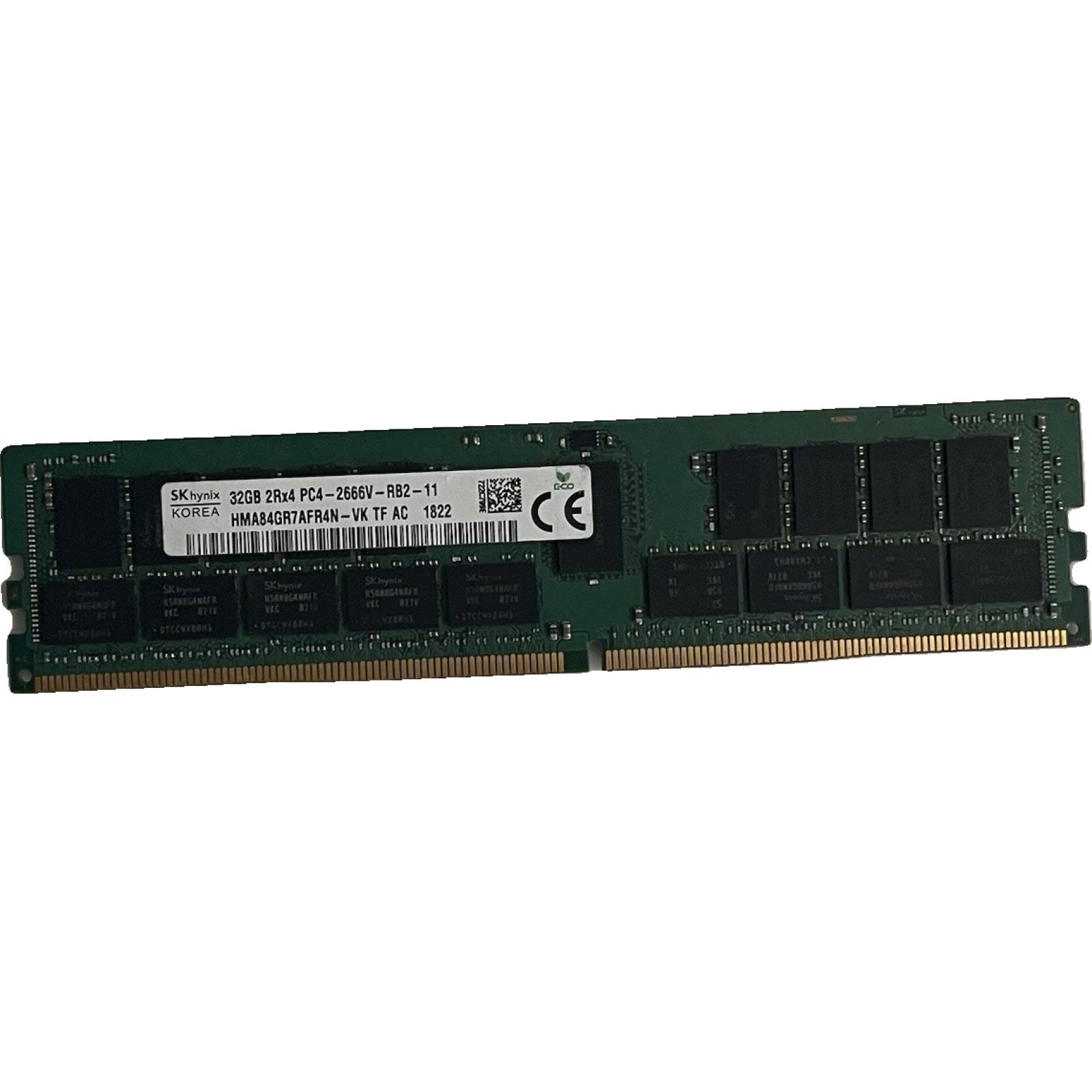 Hynix HMA84GR7AFR4N-VK HPE 32GB (1X32GB) DUAL RANK X4 DDR4-2666 CAS-19-19-19 REGISTERED SMART MEMORY KIT