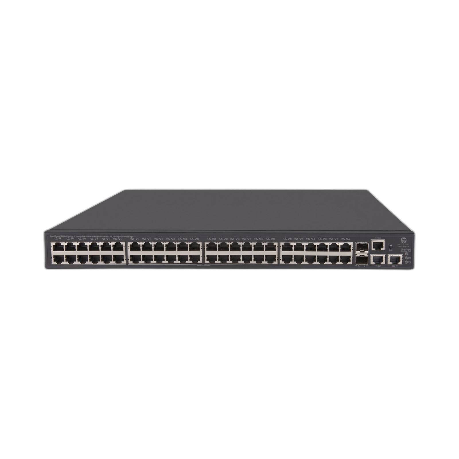 Hewlett Packard Enterprise JG941A 5130-48G-PoE+-2SFP+-2XGT (370W) EI Switch L3