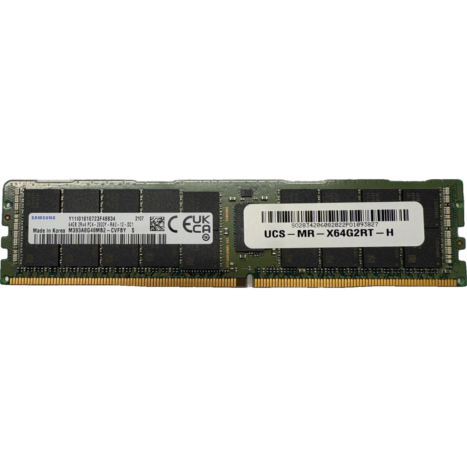 Samsung M393A8G40MB2-CVF 64GB 2Rx4 2933 RDIMM Samsung M393A8G40MB2-CVF