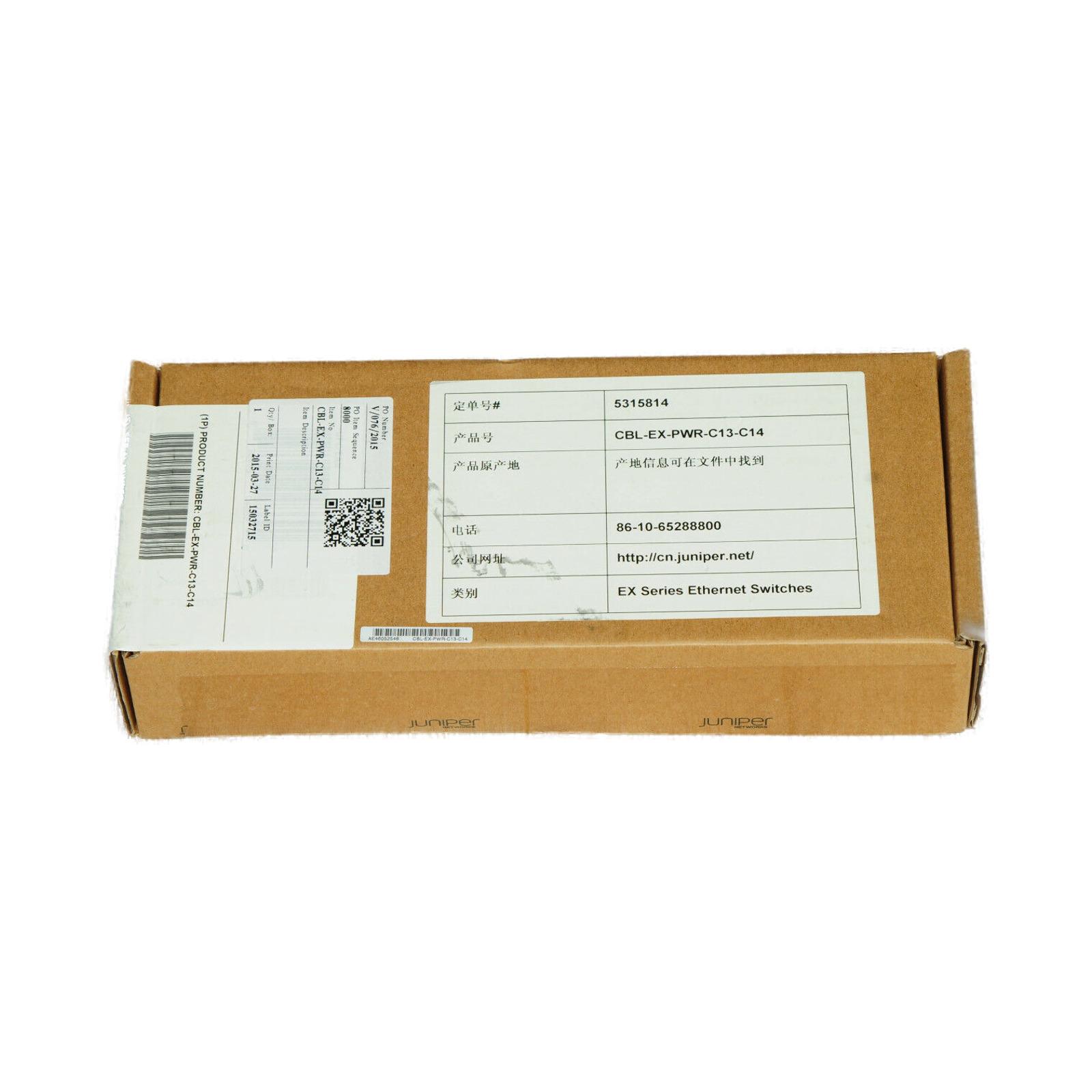 Juniper CBL-EX-PWR-C13-C14 EX3200,4200,2200,4550,4300,4600/QFX AC P-Cable,Patch Cord(10A/250