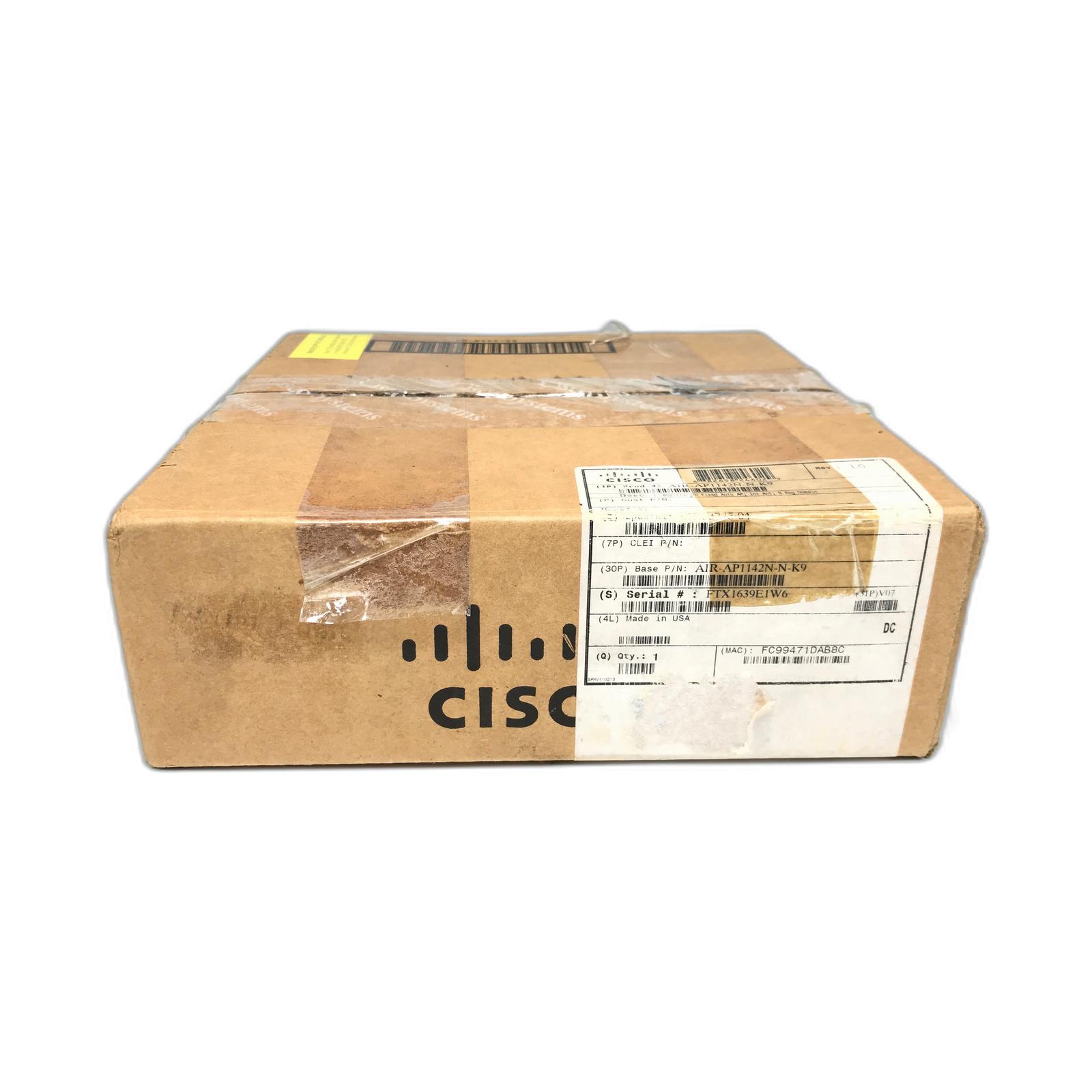 Cisco AIR-AP1142N-N-K9 802.11a/g/n Fixed Auto AP; Int Ant; N Reg Domain
