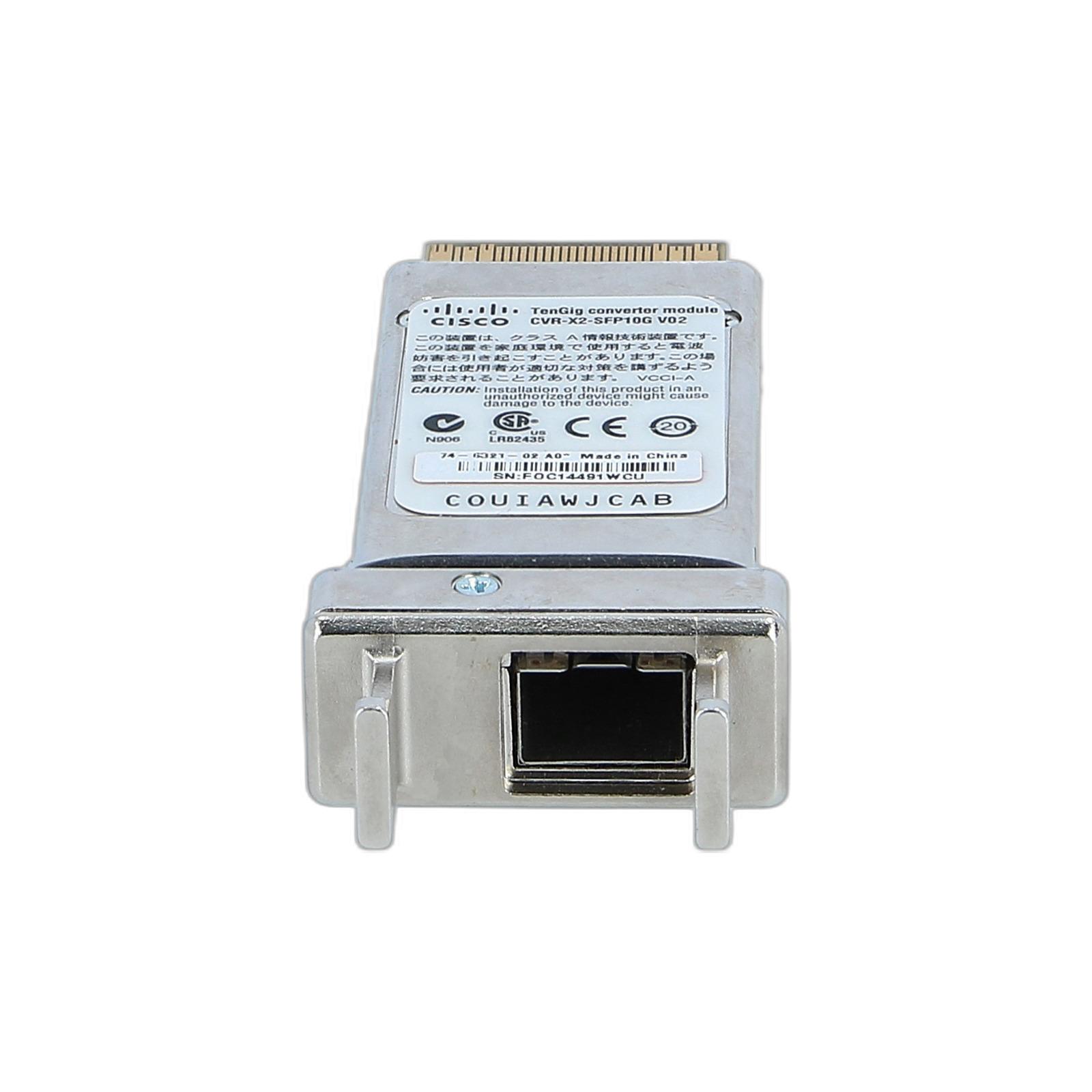 Cisco CVR-X2-SFP10G X2 to SFP Adaptor module