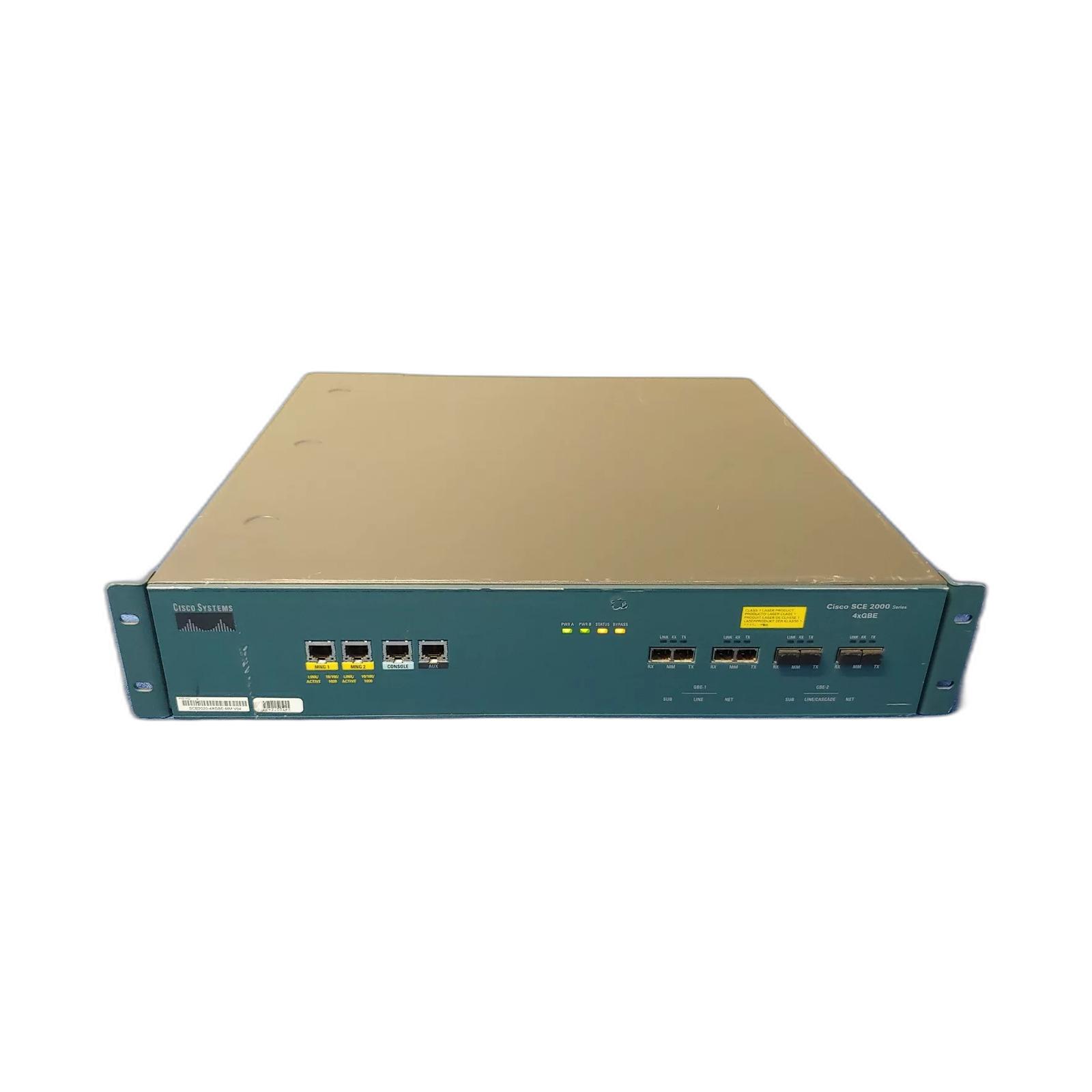 Cisco SCE2020-4XGBE-MM Cisco SCE 2020 Service Control Engine, Multi Mode, 4-port GE