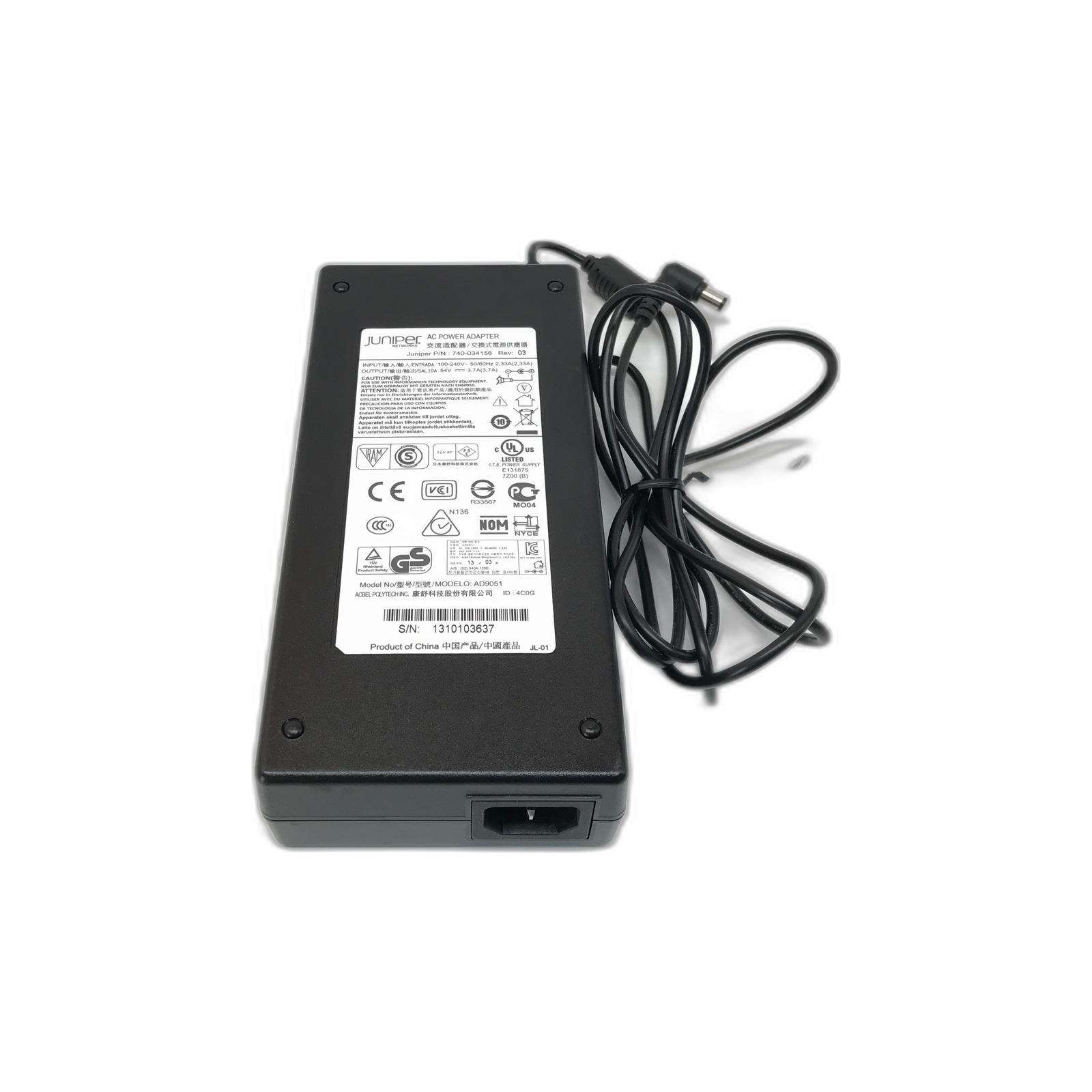 Juniper 740-034156 Juniper 740-034156 AC Power Adapter