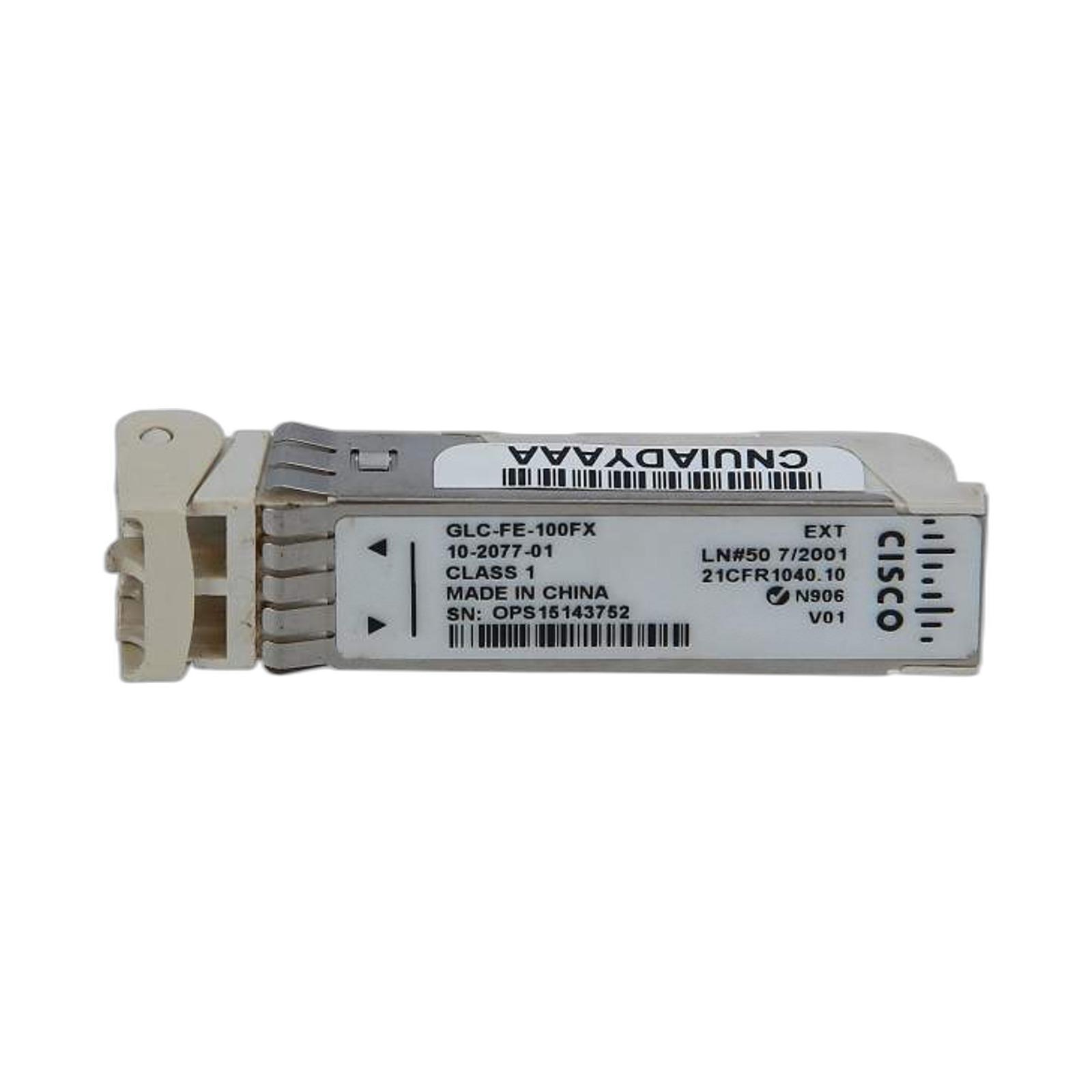 Cisco GLC-FE-100FX-254862453133 Cisco GLC-FE-100FX 100Mbps SFP Module