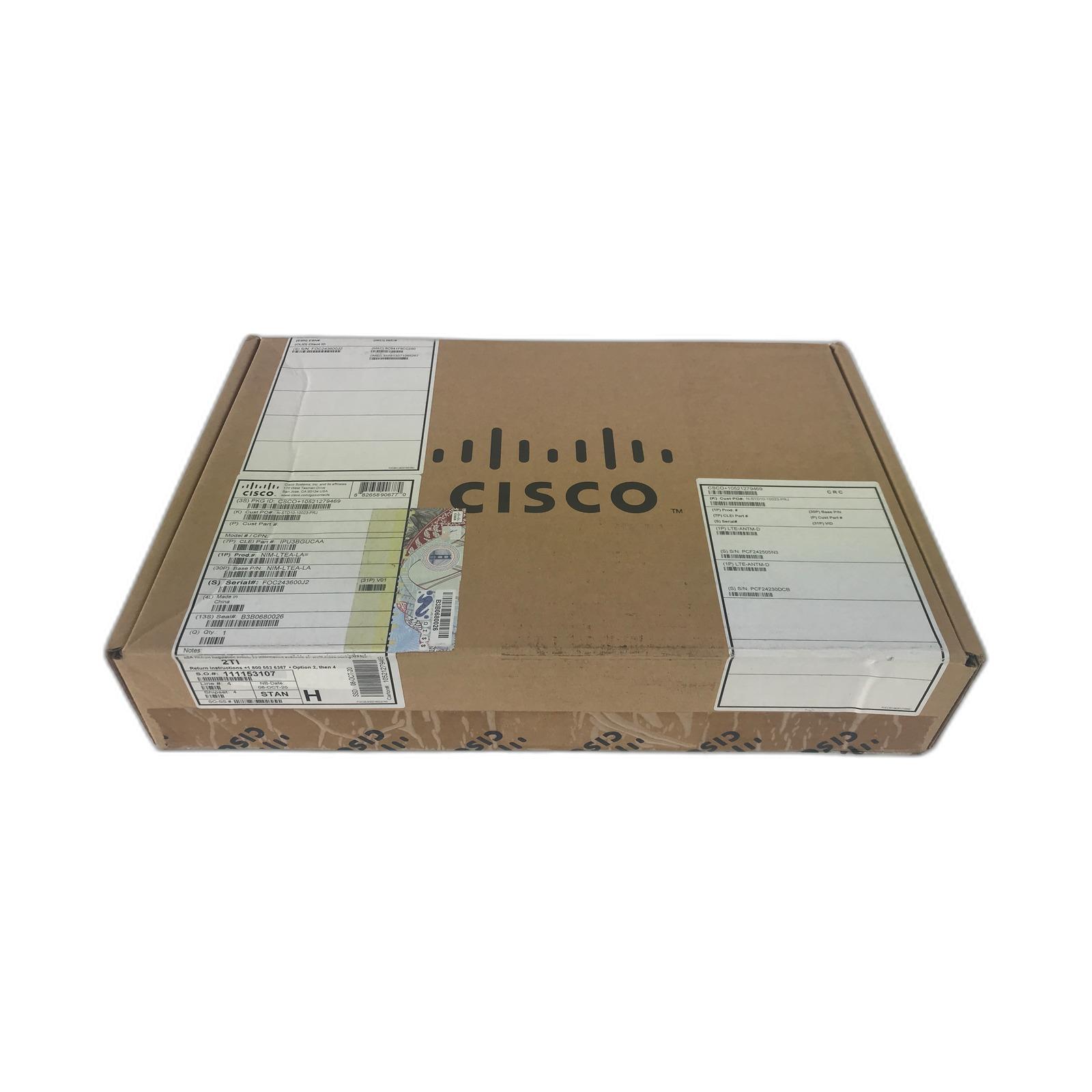 Cisco NIM-LTEA-LA Cisco CAT6 LTE ADVANCED NIM FOR LATAM AND APAC