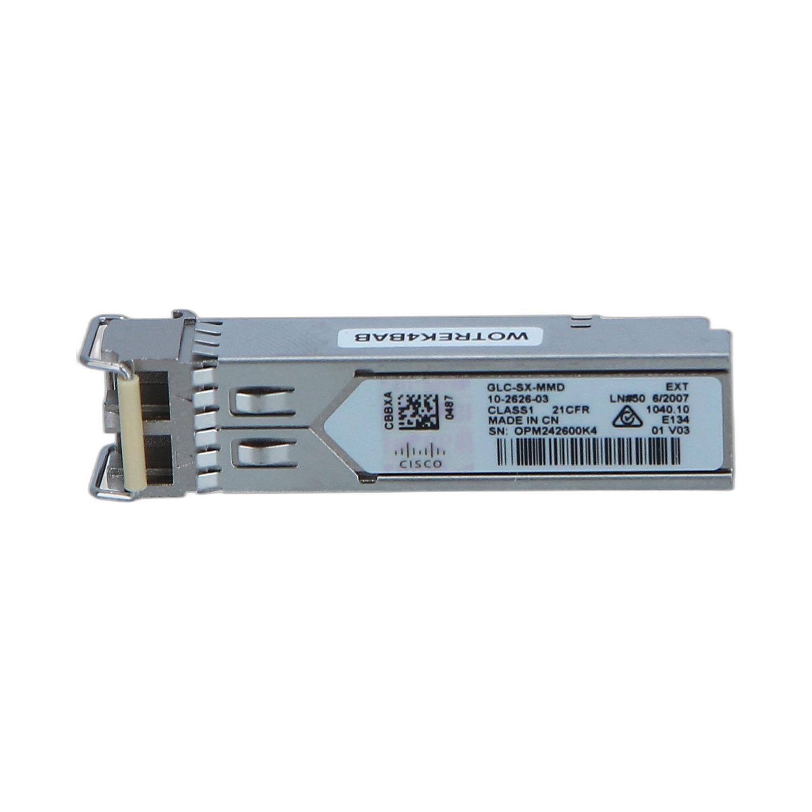 Cisco GLC-SX-MMD Cisco 1000BASE-SX SFP TRANSCEIVER MODULE. MMF.