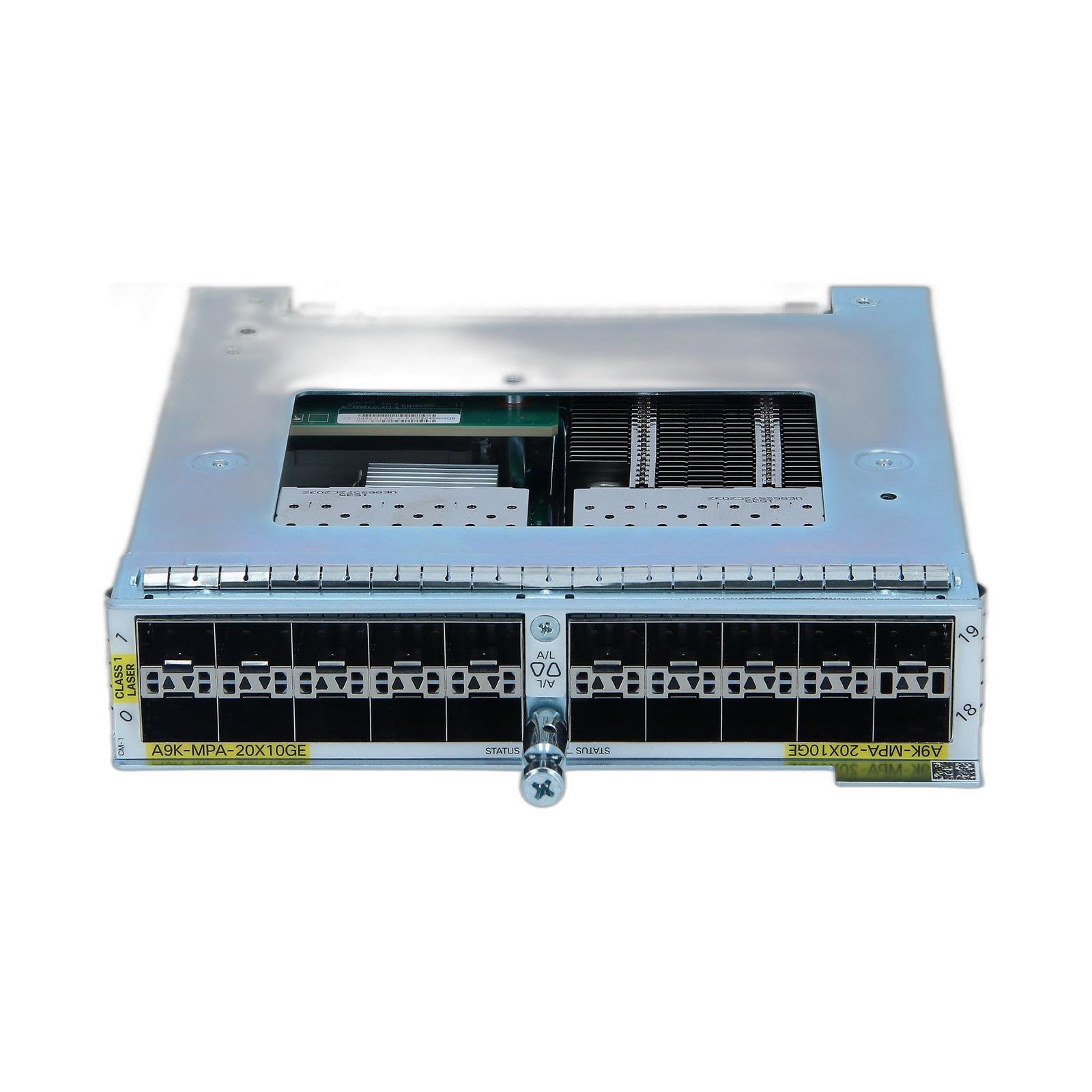 Cisco A9K-MPA-20X10GE Cisco Ethernet Modular Port Adapter - expansion module - 10 Gigabit SFP+ x 20