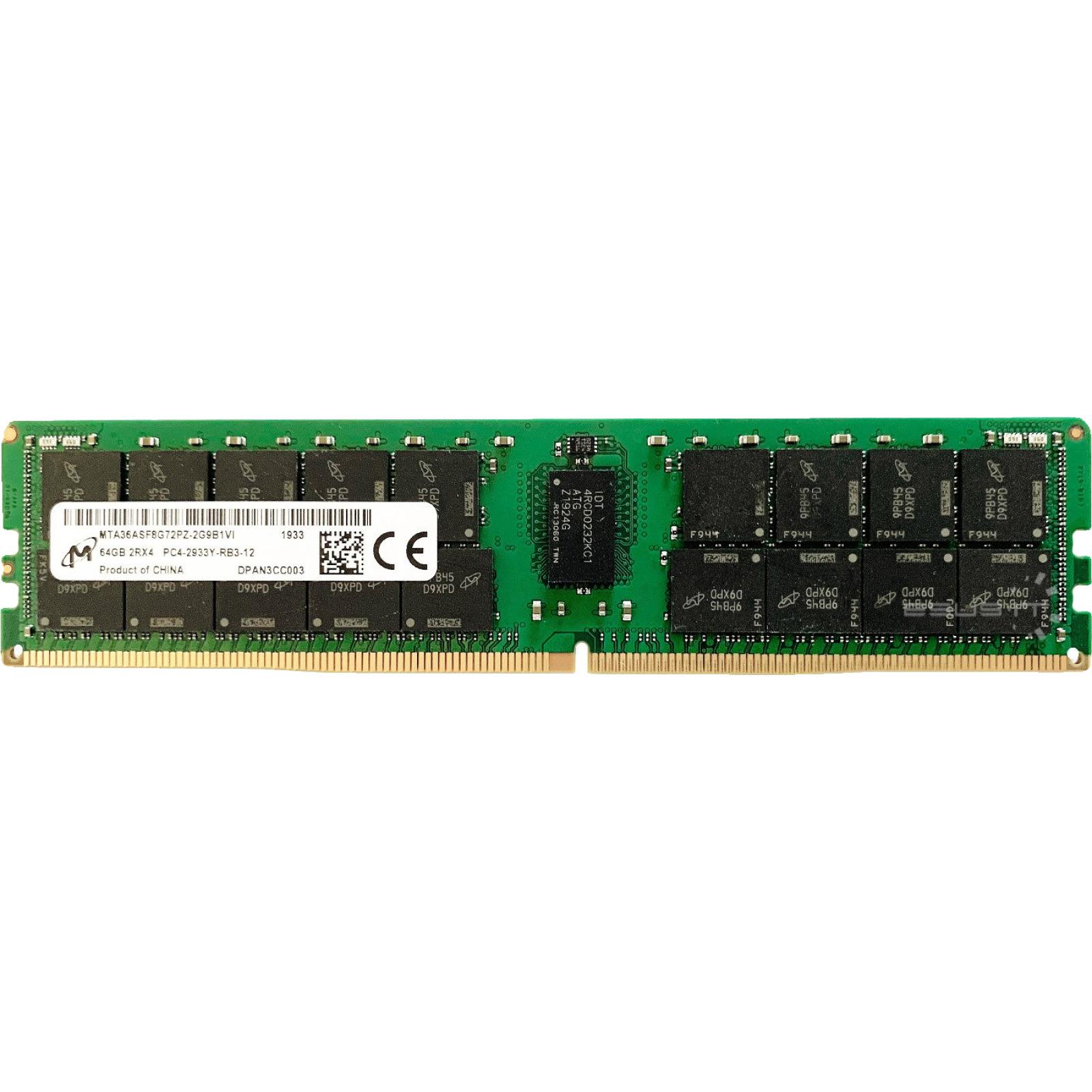 Micron MTA36ASF8G72PZ-2G9 64GB 2Rx4 2933 RDIMM Micron MTA36ASF8G72PZ-2G9