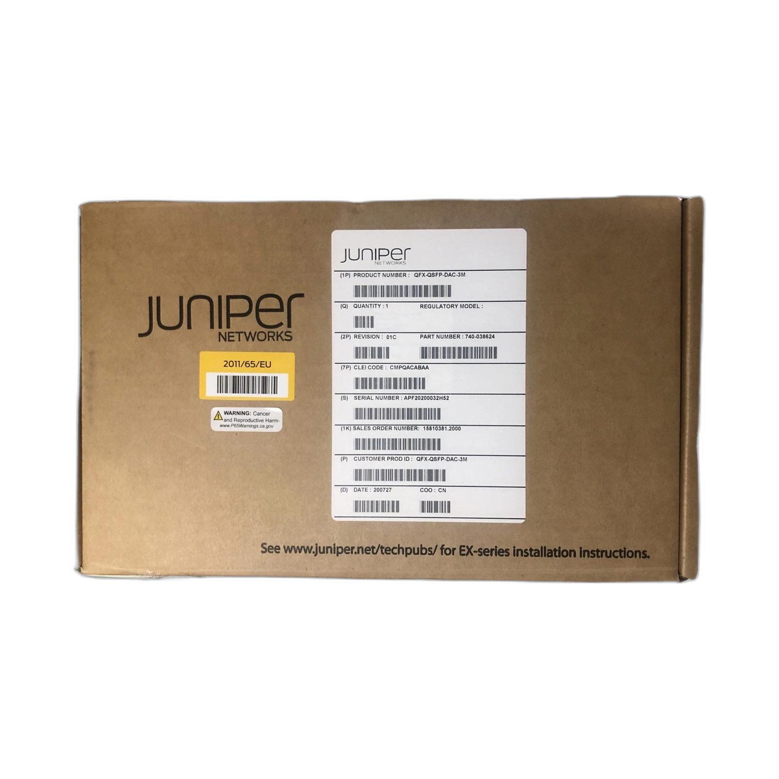 Juniper EX-SFP-10GE-DAC-5M SFP+ 10 Gigabit Ethernet Direct Attach Copper (twinax copper cabl