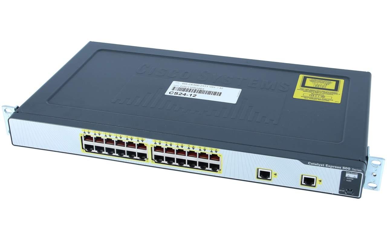 Cisco WS-CE500-24TT 24 10/100 and 2 10/100/1000BT uplinks, GUI software
