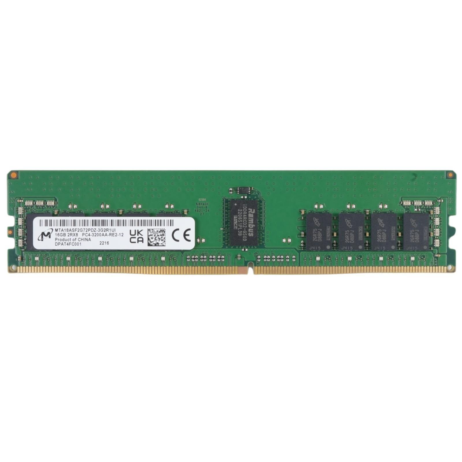 Micron MTA18ASF2G72PDZ-3G2 16GB 2Rx8 3200 RDIMM Micron MTA18ASF2G72PDZ-3G2