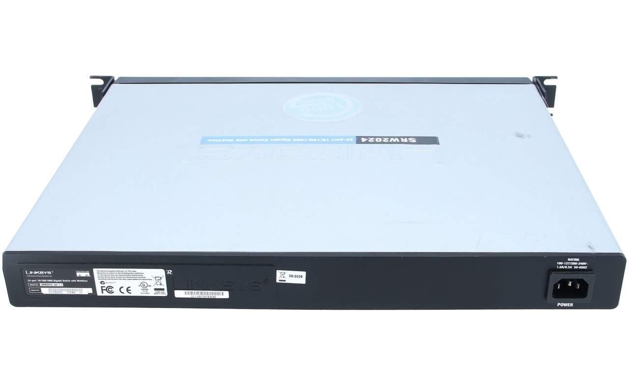 SRW2024 24-Port 10/100/1000 Gigabit Switch with Web View and SNMP
