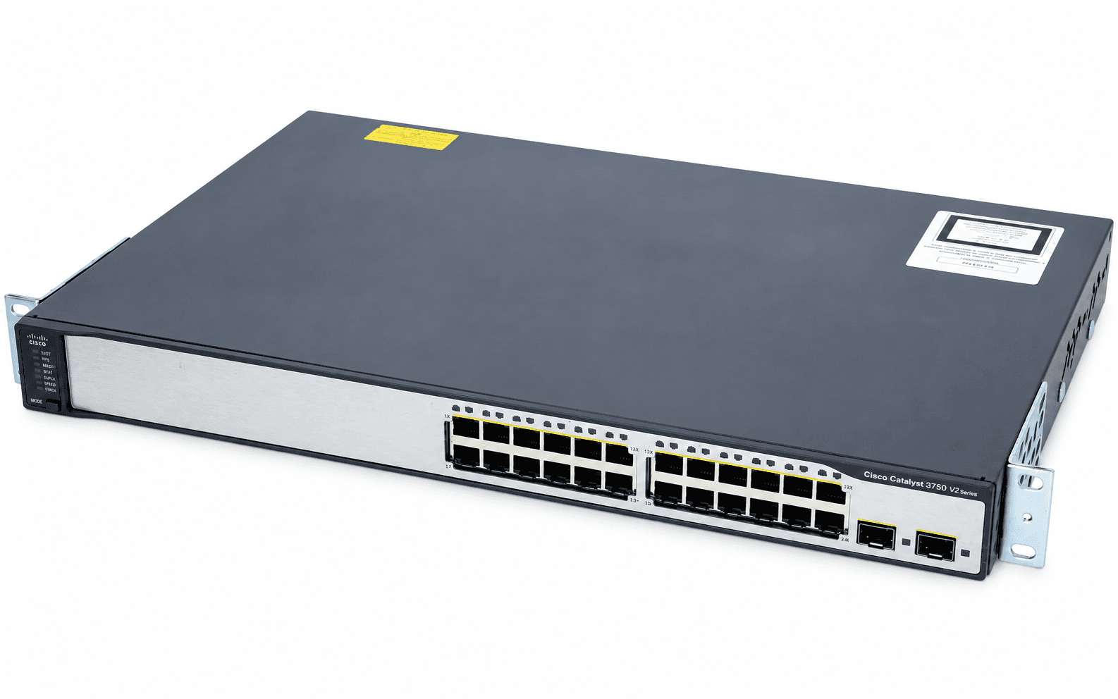 Cisco WS-C3750V2-24TS-S Catalyst 3750V2 24 10/100 + 2 SFP Standard Image