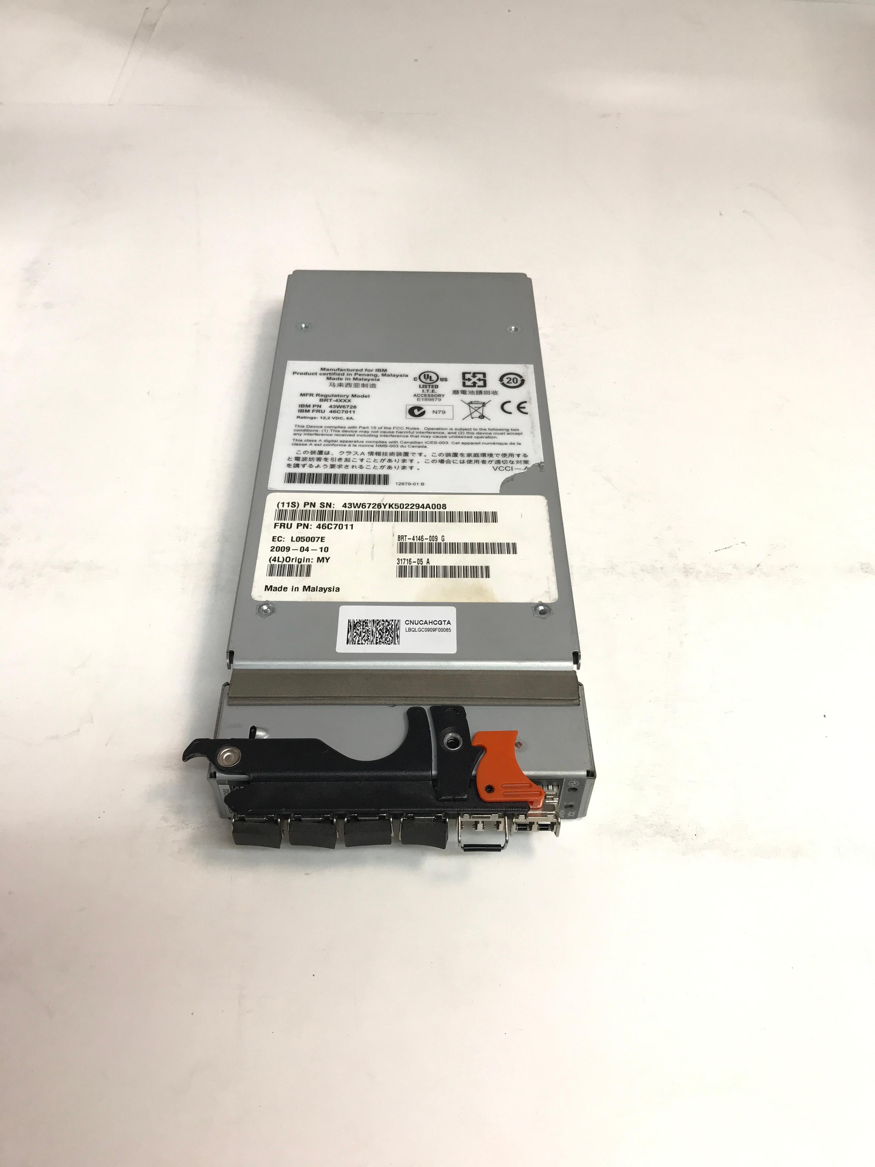 Lenovo 43W6726 Lenovo IBM 4GB Intelligent Pass Thru Module - Switch - 4 Gbps
