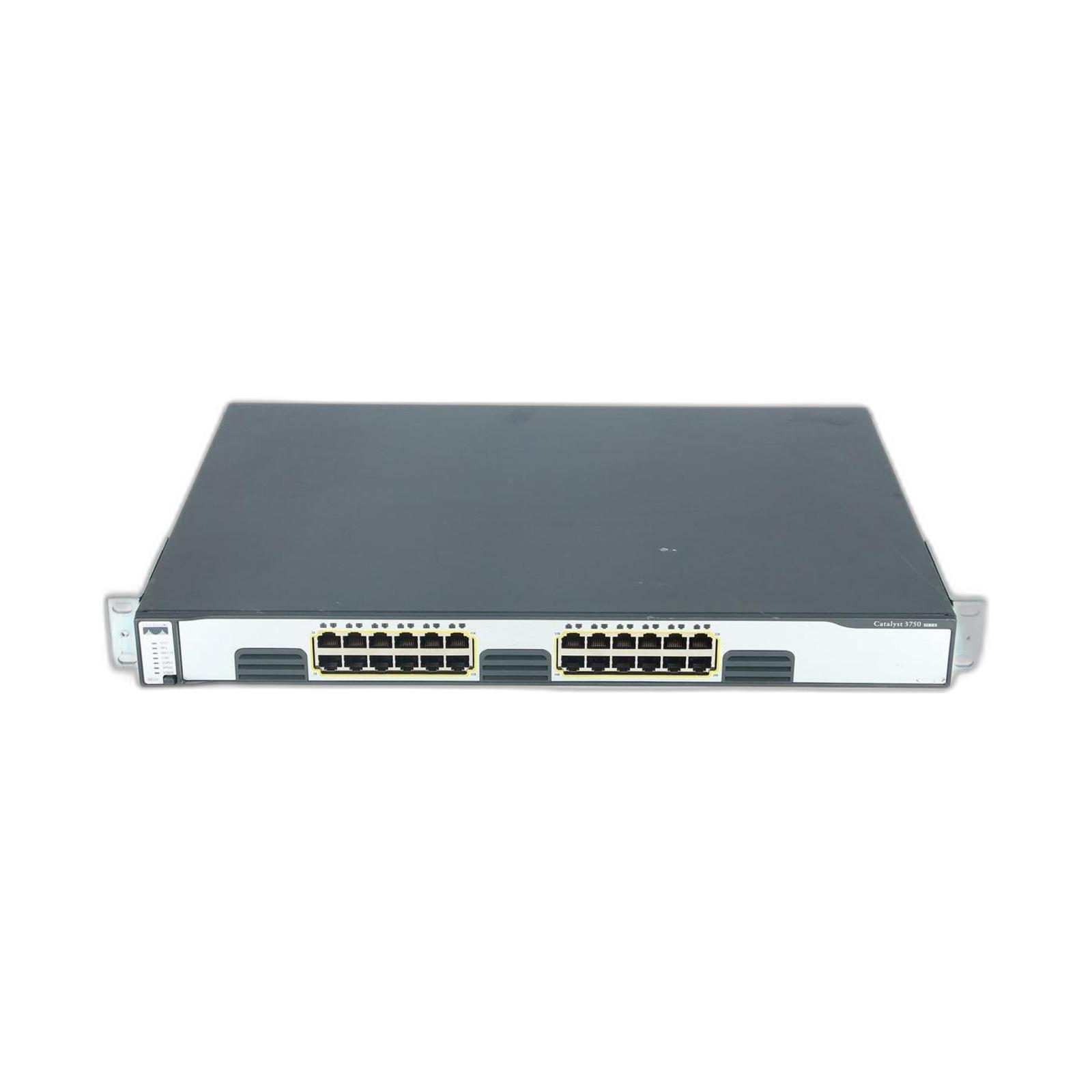 Cisco WS-C3750G-24T-E Catalyst 3750 24 10/100/1000T Enhanced Multilayer Image
