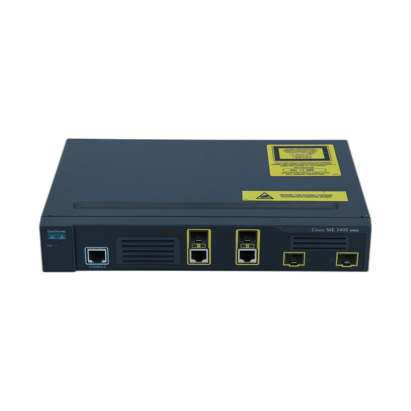 Cisco ME-3400G-2CS-A ME 3400 Series 2 Combo + 2 SFP AC