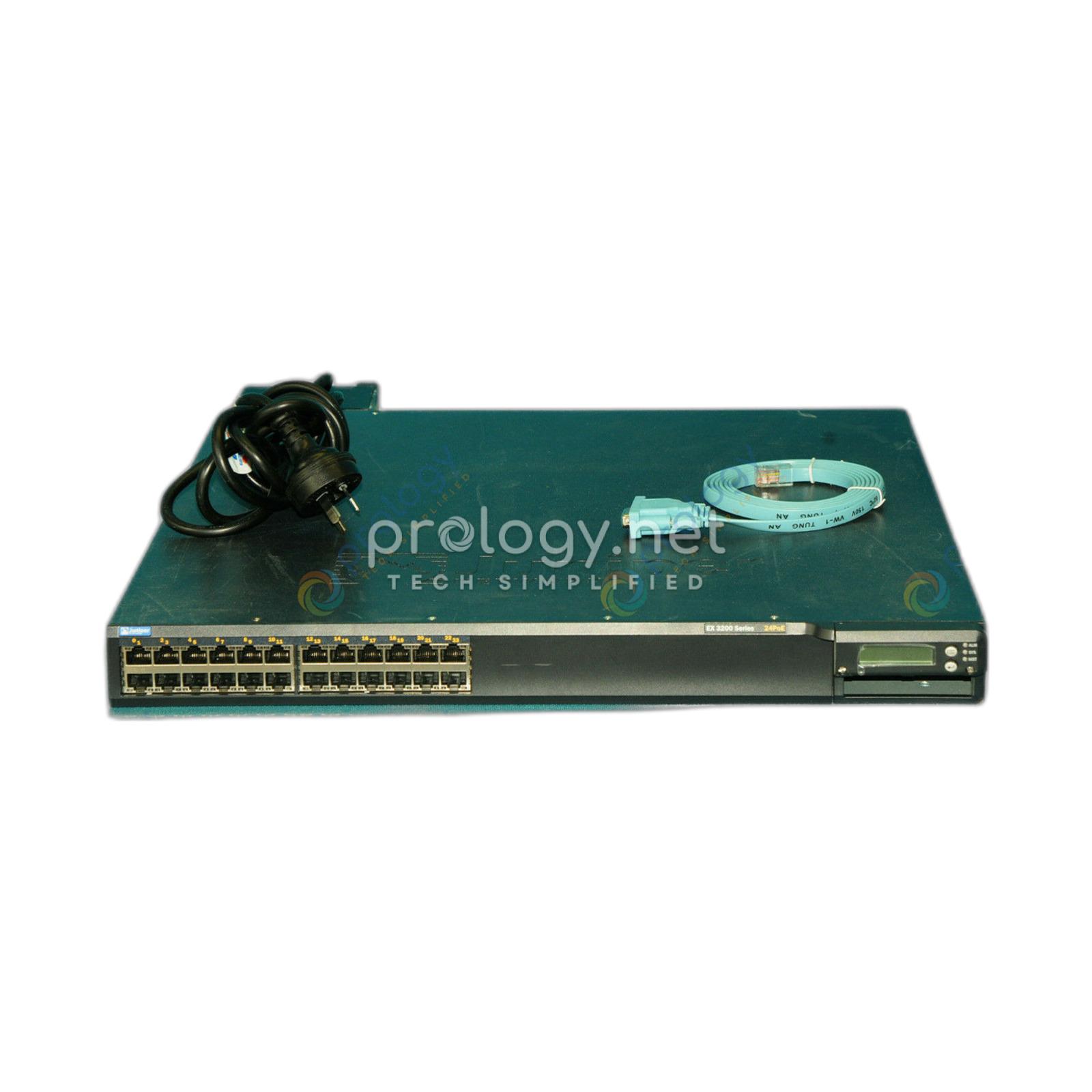 Juniper EX3200-24P EX 3200, 24-port 10/100/1000BaseT PoE + 600W AC PS