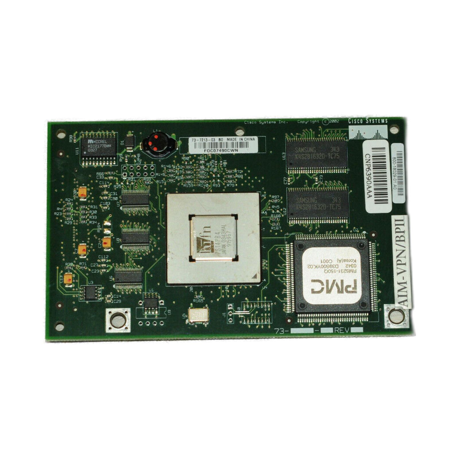 Cisco AIM-VPN/BPII-PLUS DES/3DES/AES VPN Encryption/Compression