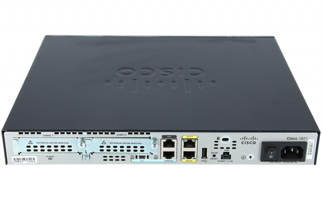 Cisco CISCO1921-T1SEC/K9 Cisco 1921 T1 Bundle incl. HWIC-1DSU-T1,256F/512D, SEC Lic