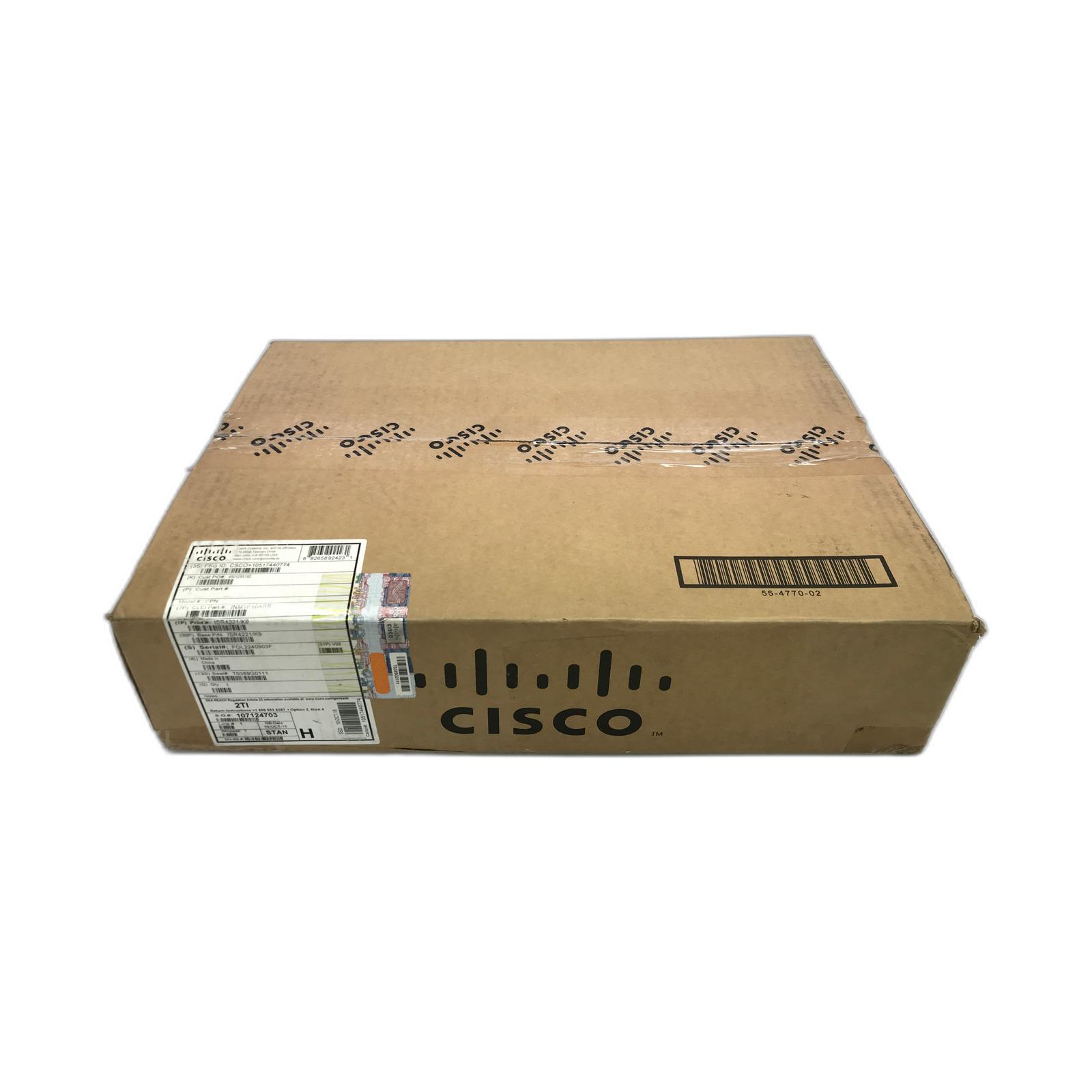 Cisco ISR4221/K9 CISCO ISR 4221 (2GE2NIM4G FLASH4G DRA
