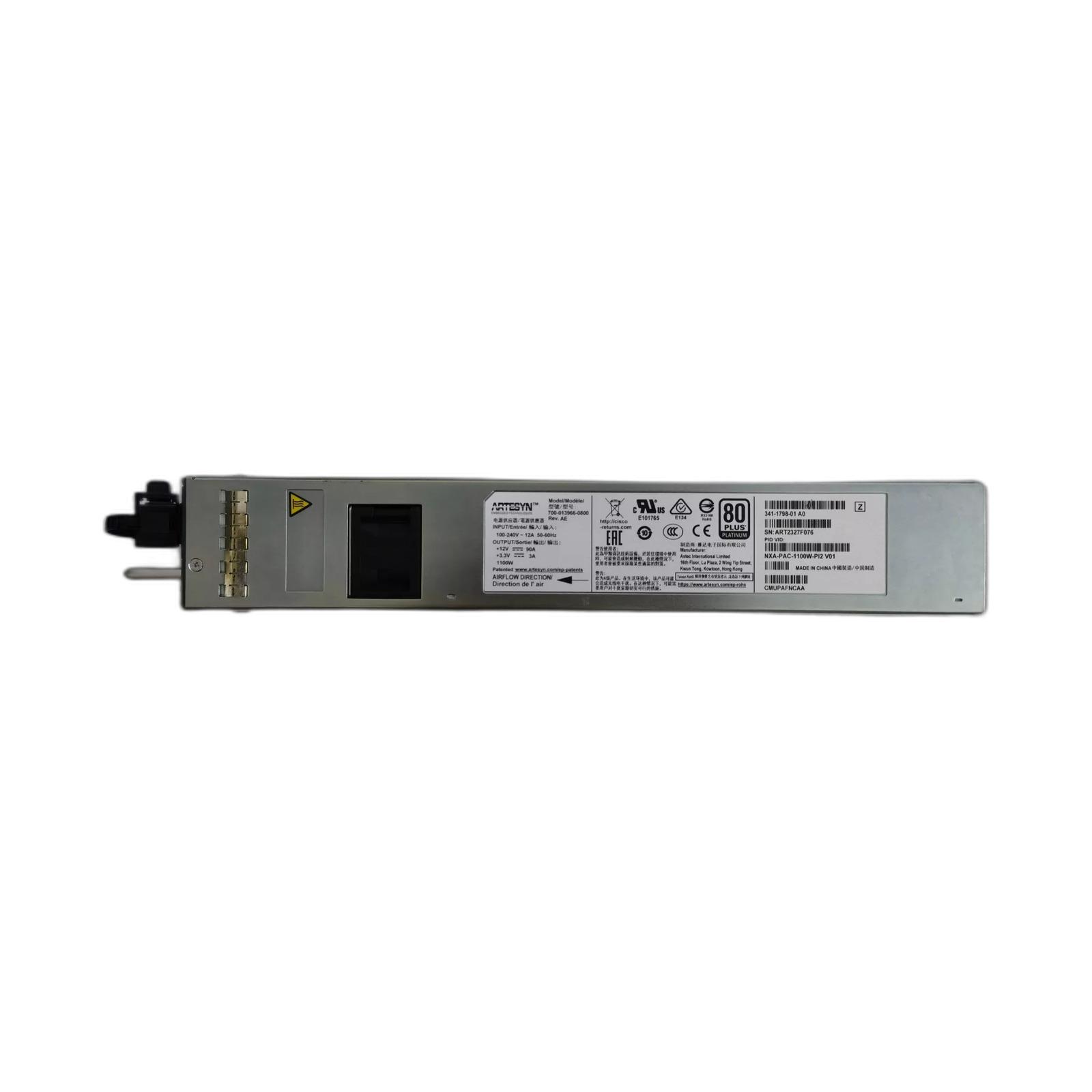 Cisco NXA-PAC-1100W-PI2 CISCO NXA-PAC-1100W-PI2 Nexus AC 1100W Power Supply
