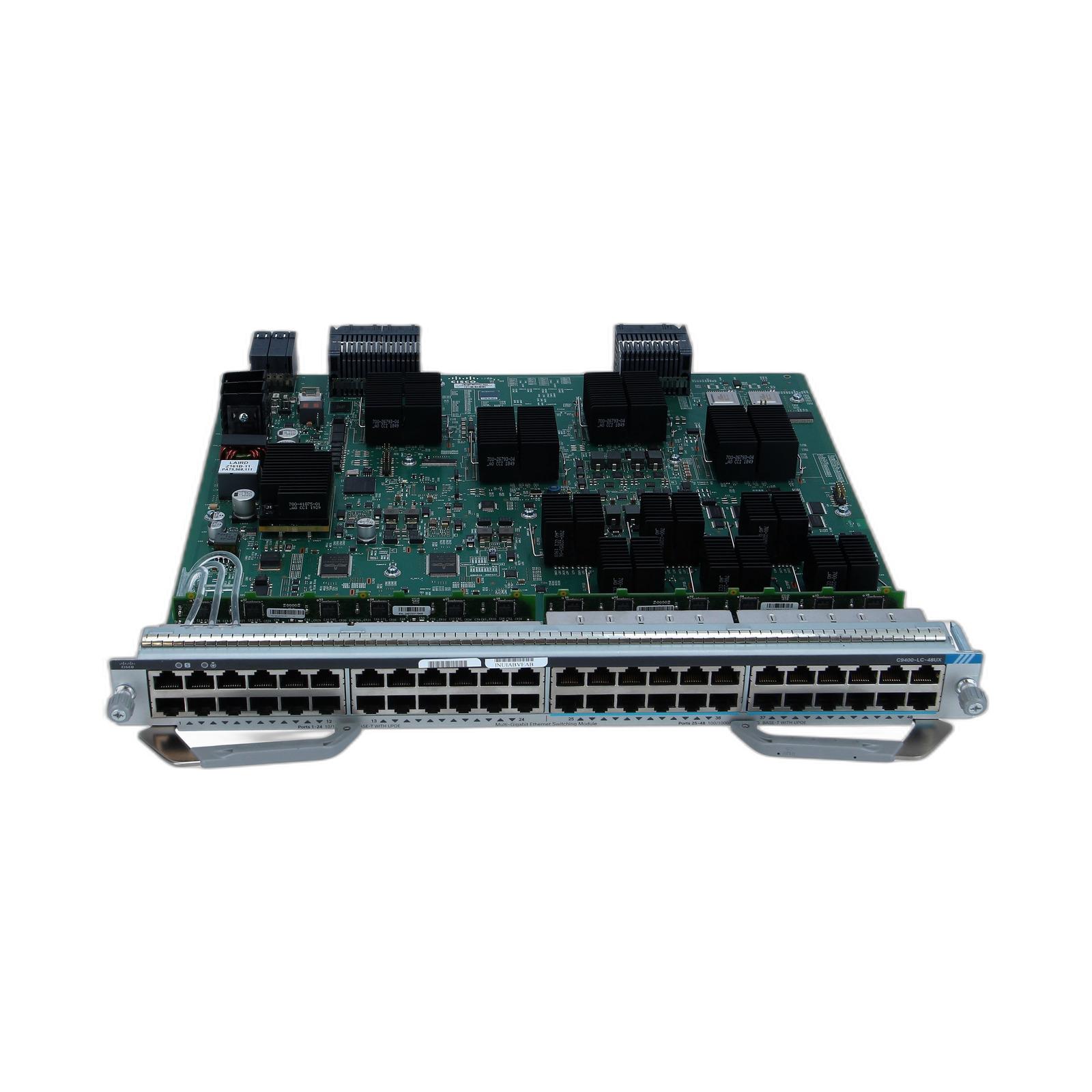Cisco C9400-LC-48UX Cisco Catalyst 9400 Series 48 Port UPOE w/ 24p mGig 24p RJ-45