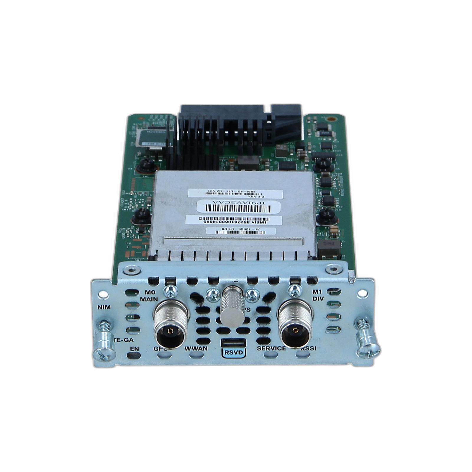 Cisco NIM-4G-LTE-GA 4G LTE NIM for Global (Europe, Australia and New Zealand)