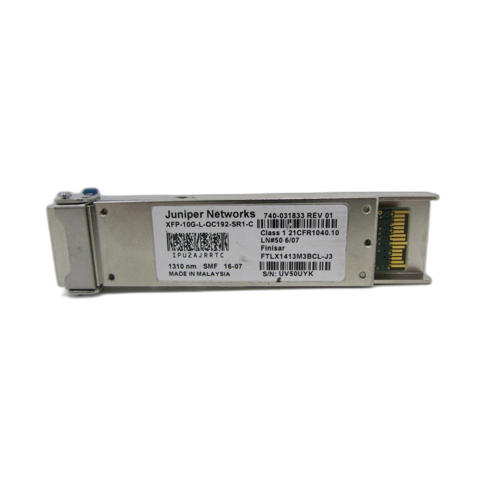 XFP-10G-L-OC192-SR1-C Juniper XFP-10G-L-OC192-SR1-C 10G Optical Module