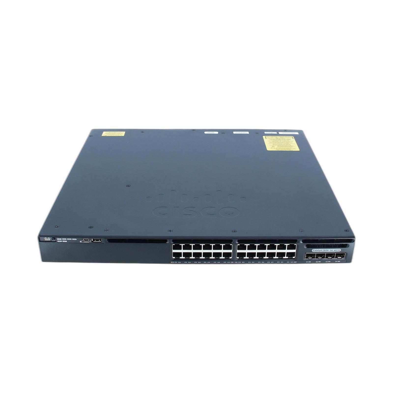 Cisco WS-C3650-24TS-S Cisco Catalyst 3650-24TS-S - switch - 24 ports - managed - rack-mountable