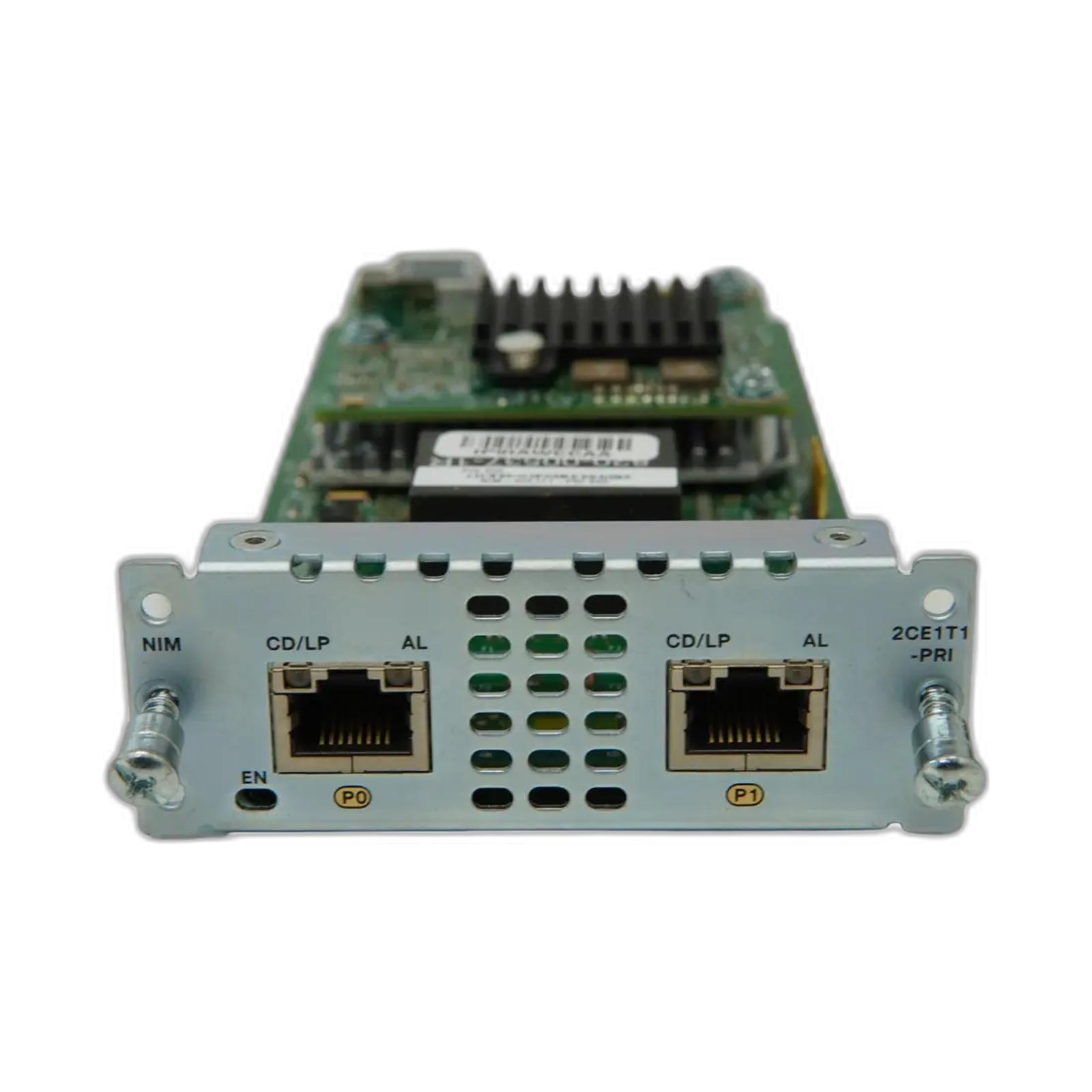 Cisco NIM-2CE1T1-PRI Cisco 2 port Multiflex Trunk Voice/Channelized Data T1/E1 Module