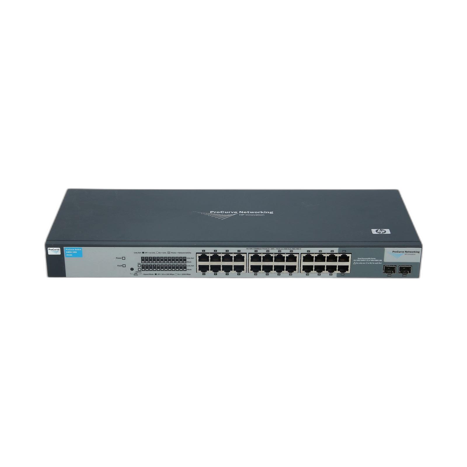 Hewlett Packard Enterprise J9028A ProCurve Switch 1800-24G gemanaged